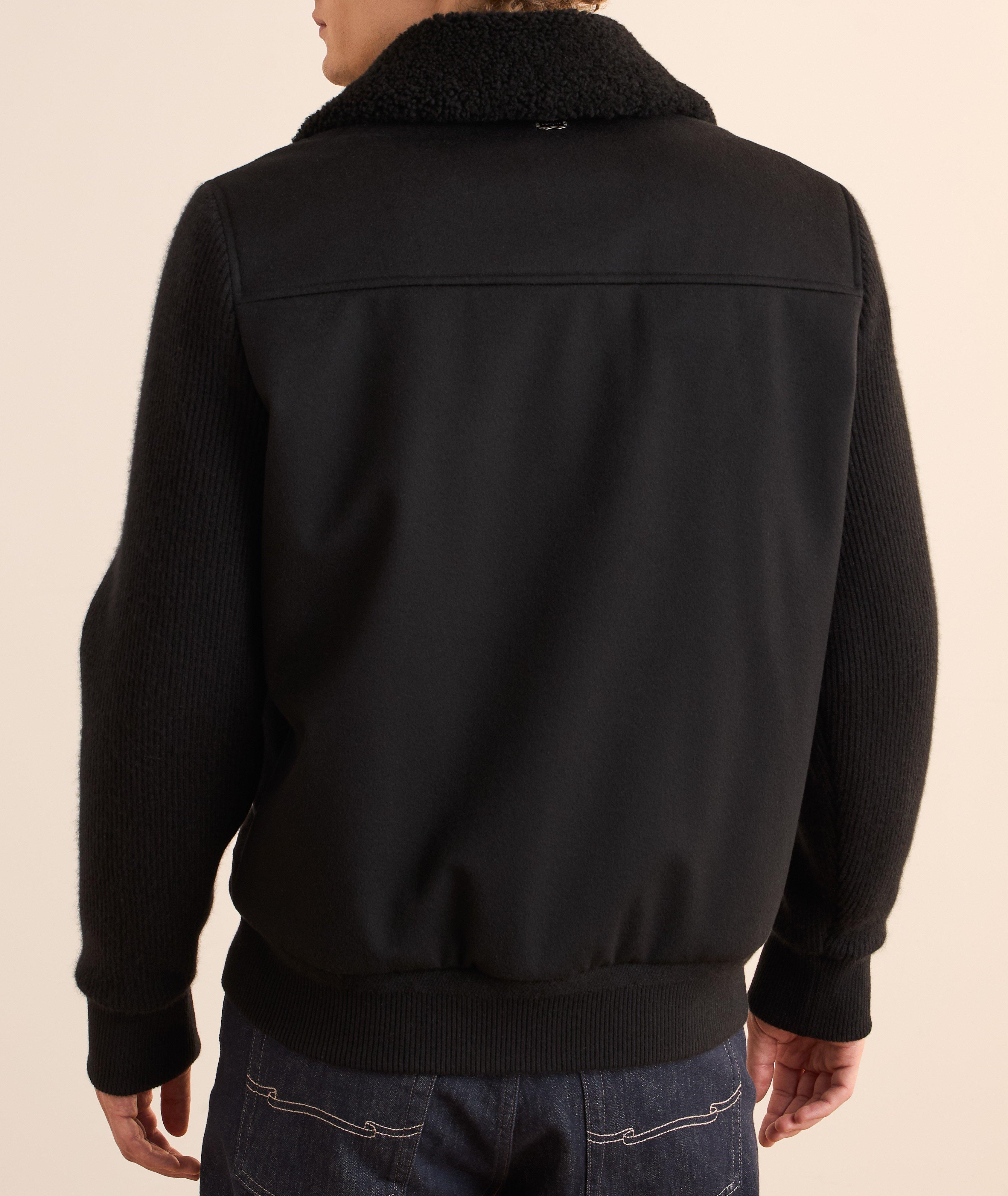 Stormlight Hybrid Shearling Cashmere Bomber image 2