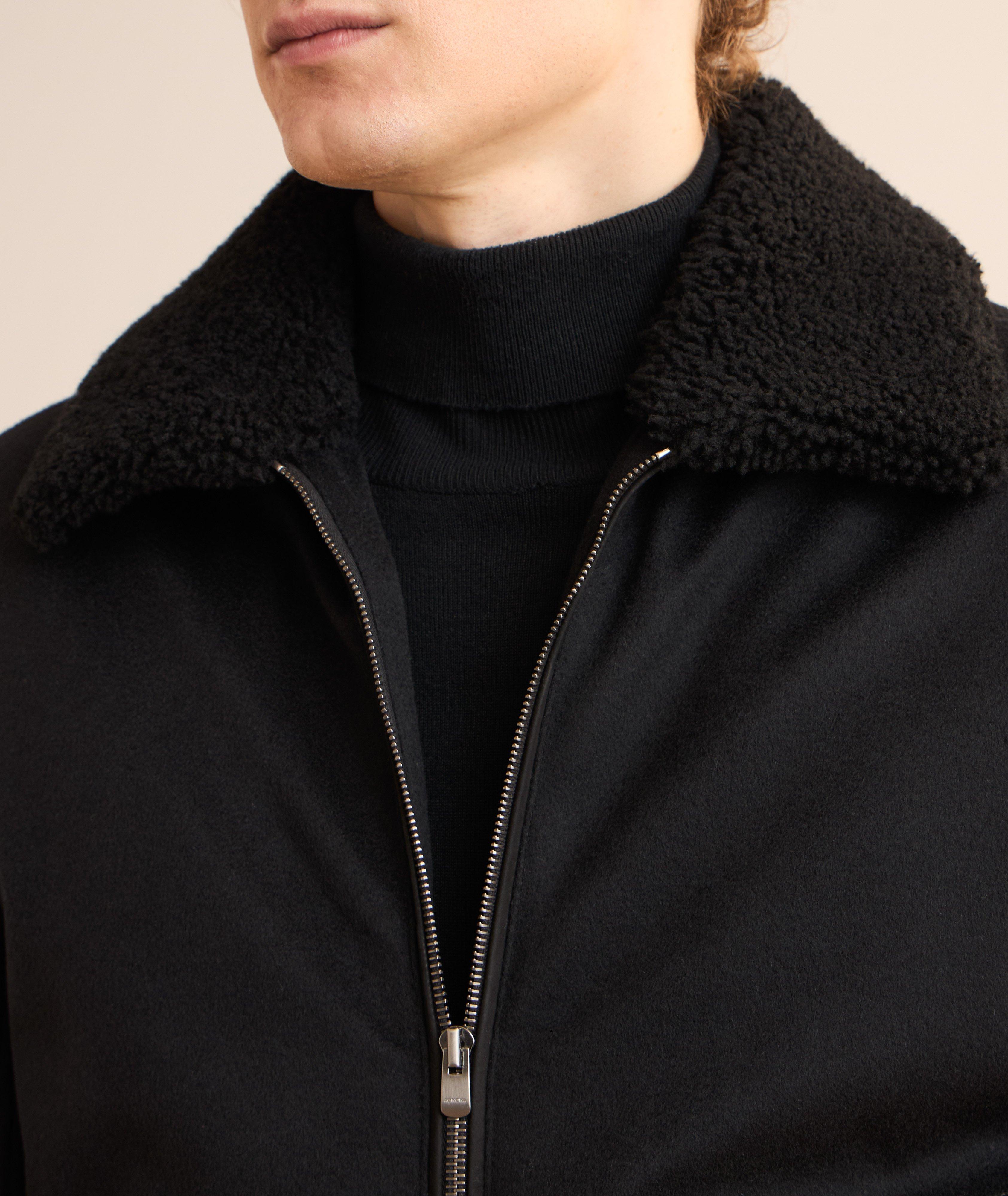 Stormlight Hybrid Shearling Cashmere Bomber image 3