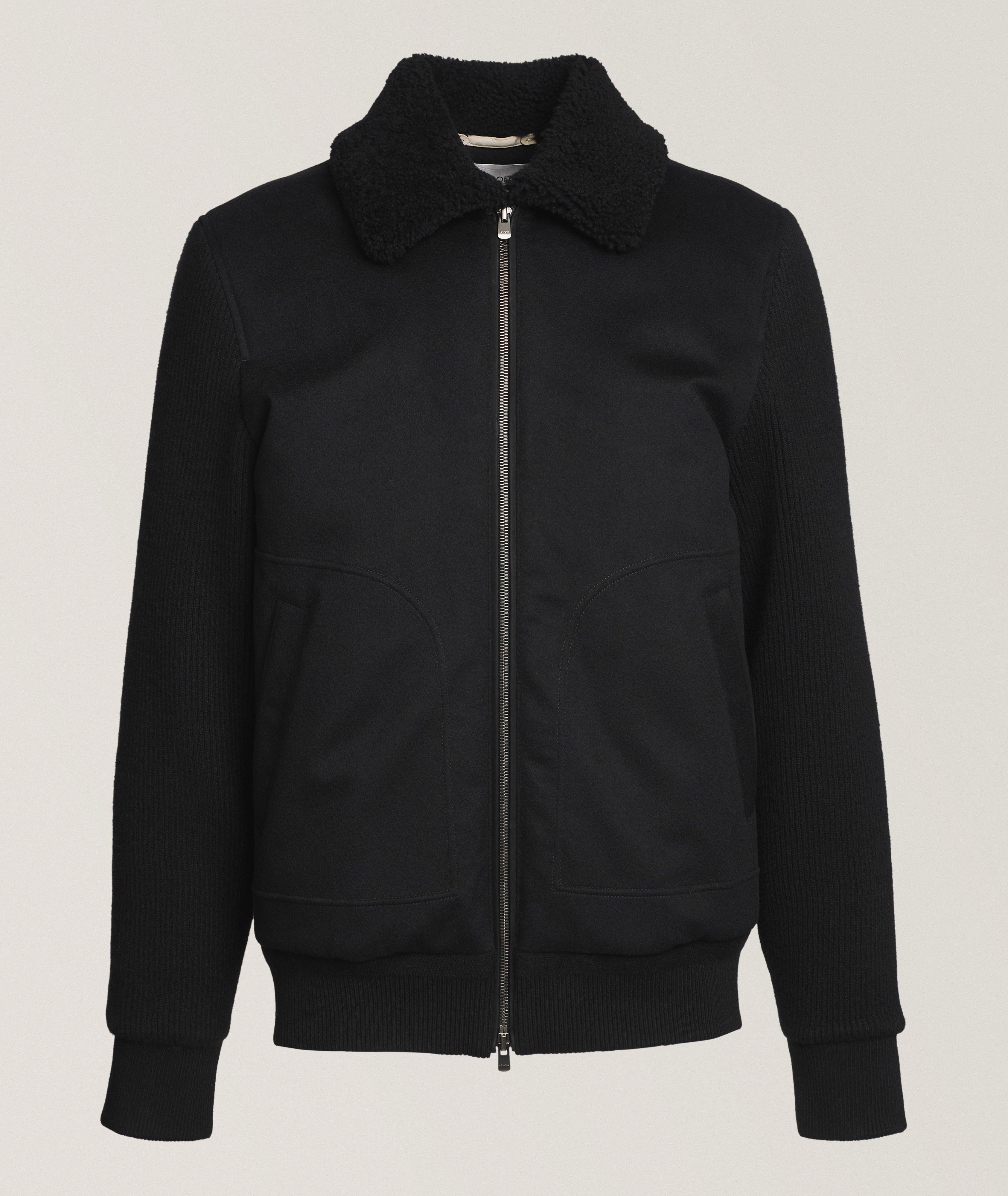 Stormlight Hybrid Shearling Cashmere Bomber image 0