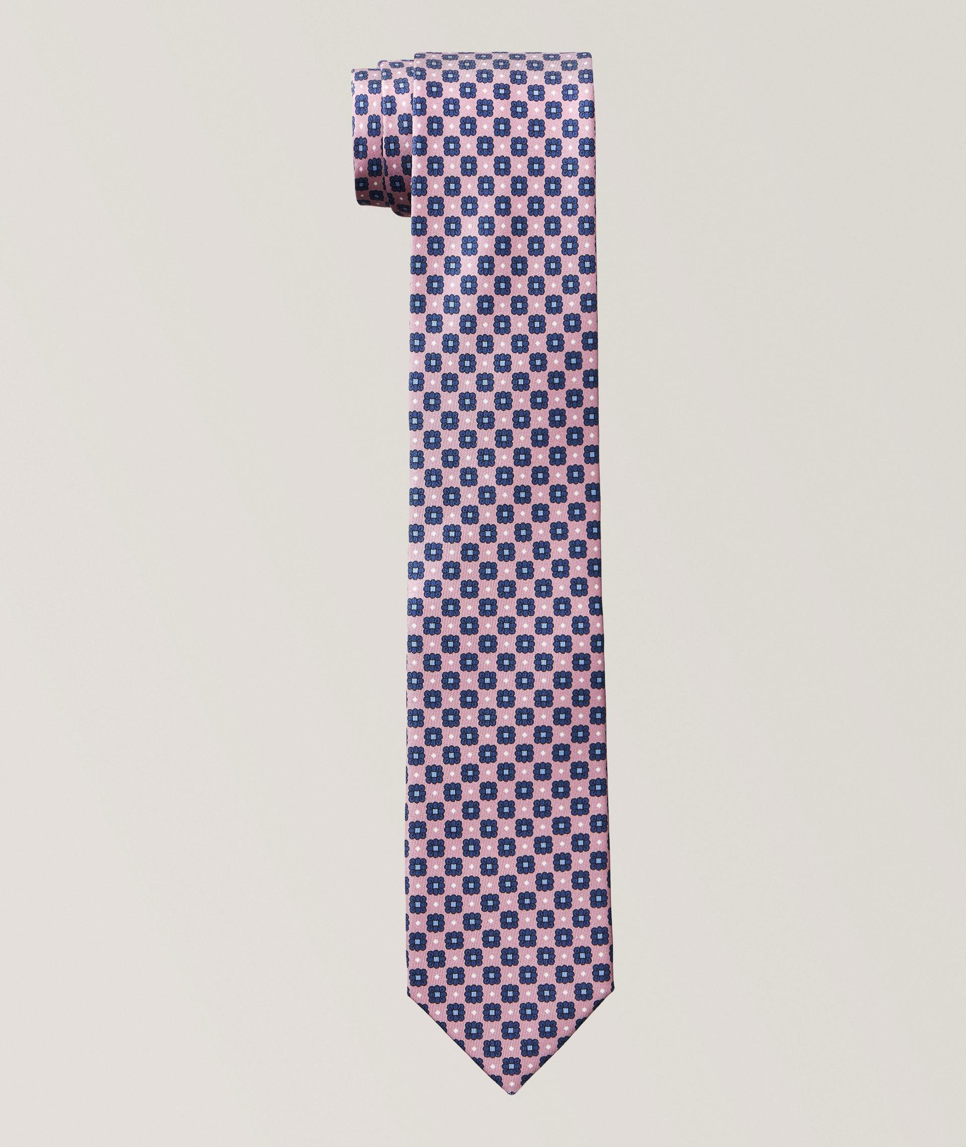 Floral-Print Silk Tie image 0