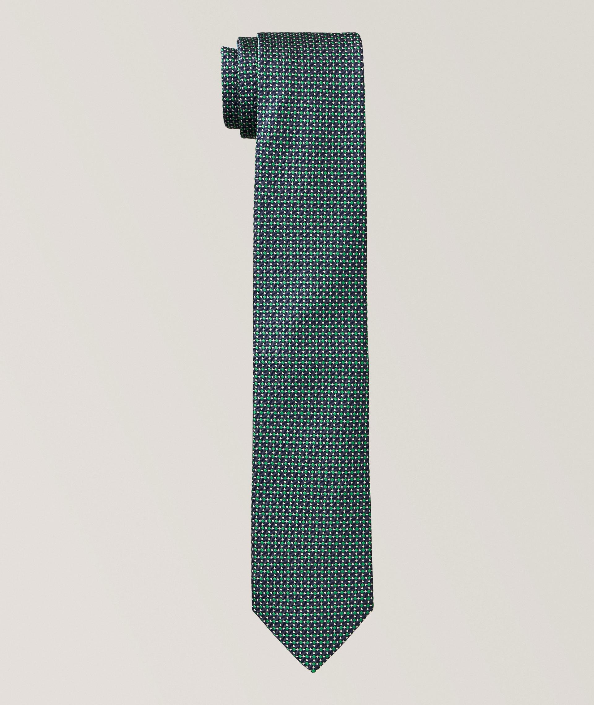 Micro-Neat Silk Tie image 0