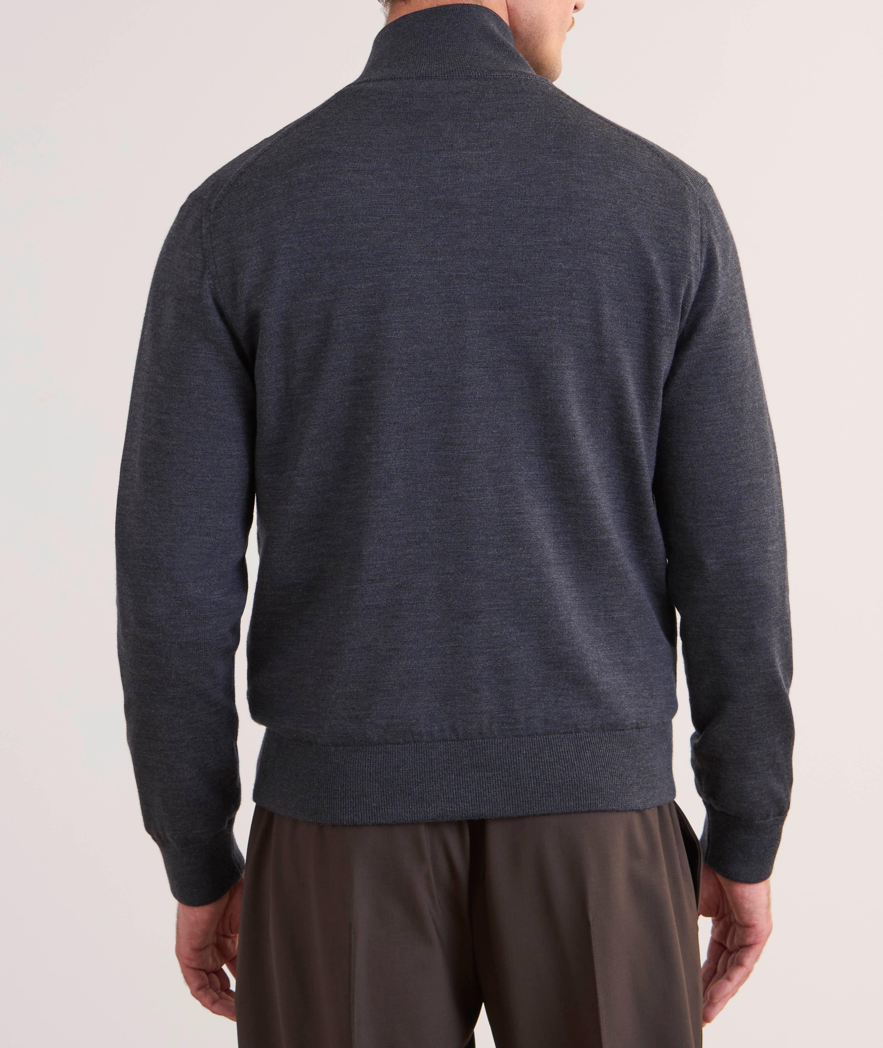 Reversible Wool & Scritto Blouson image 3