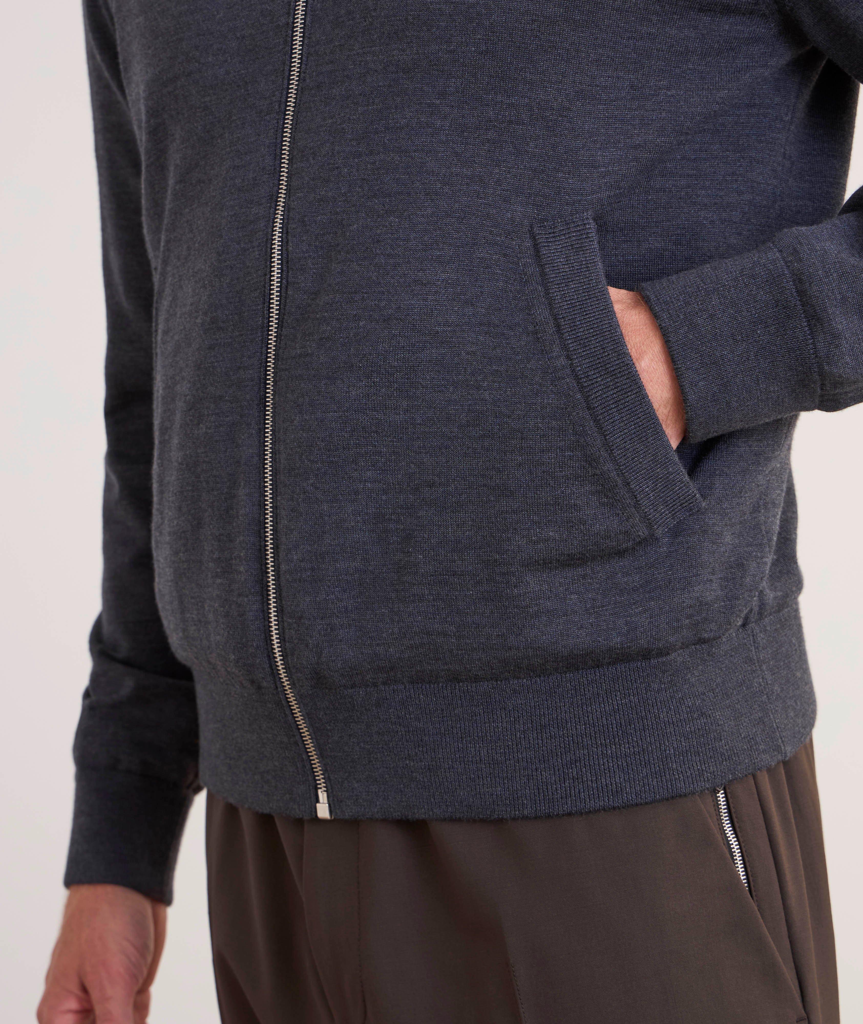 Reversible Wool & Scritto Blouson image 5
