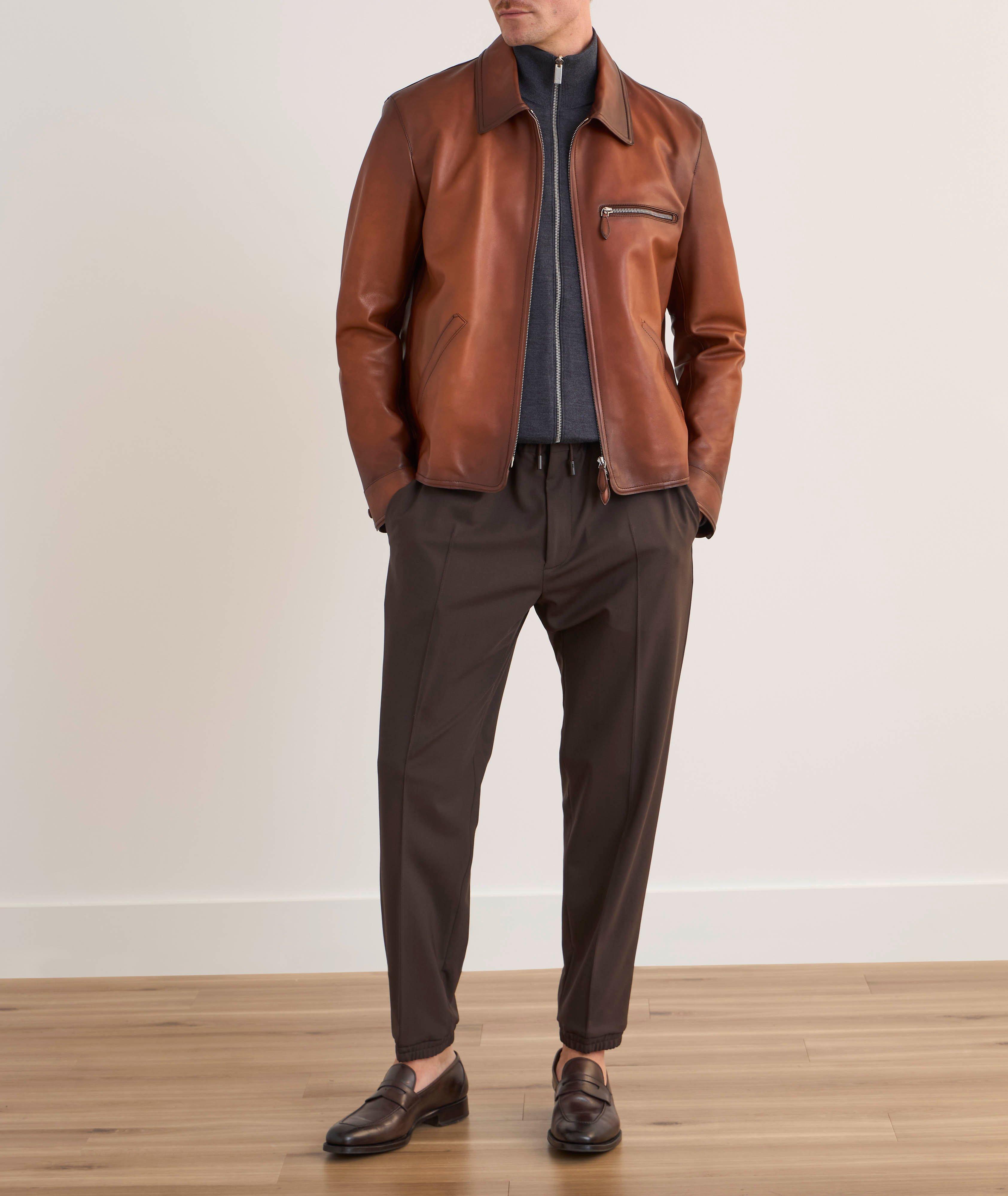Reversible Wool & Scritto Blouson image 7