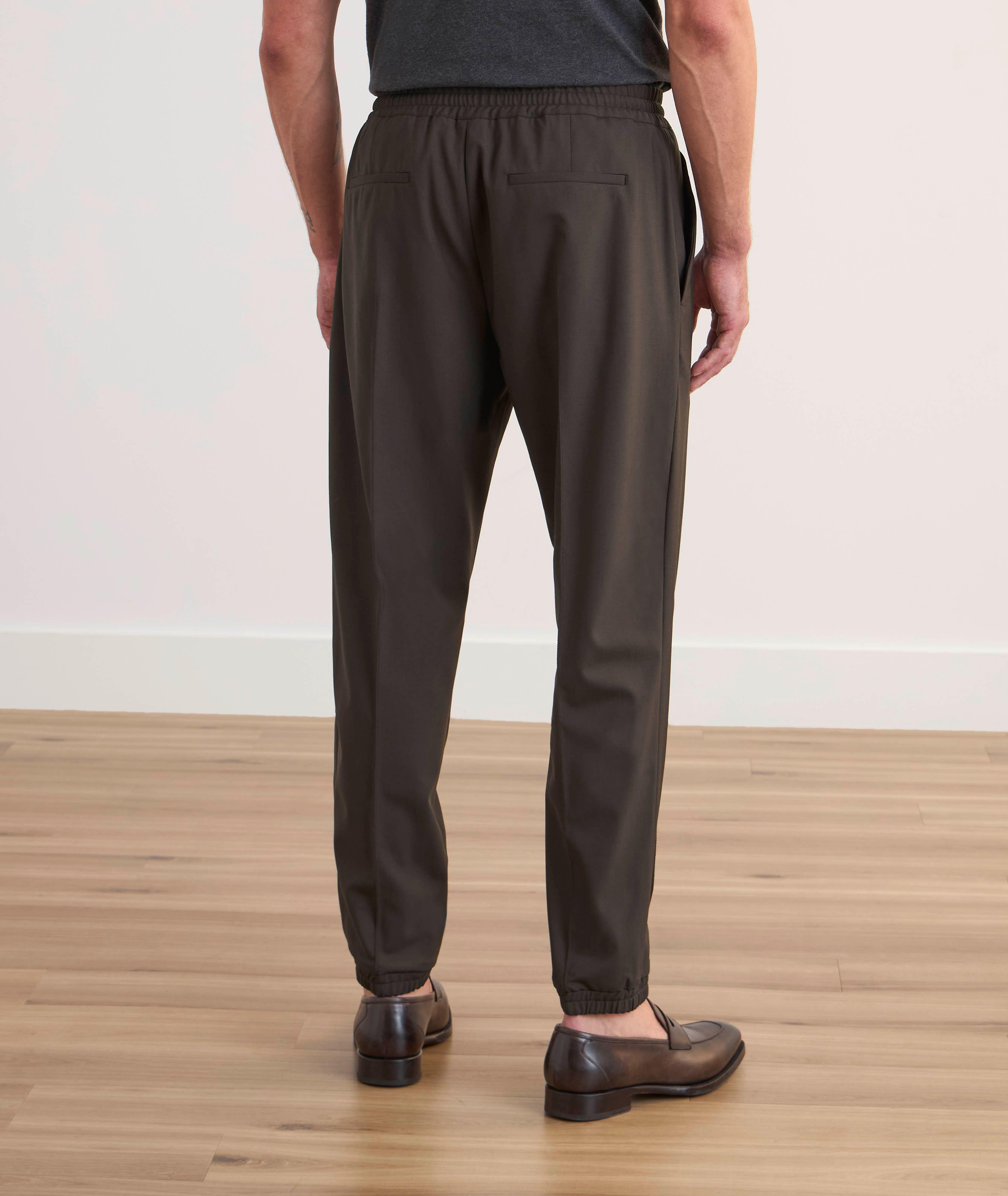 Stretch-Wool Joggers image 2