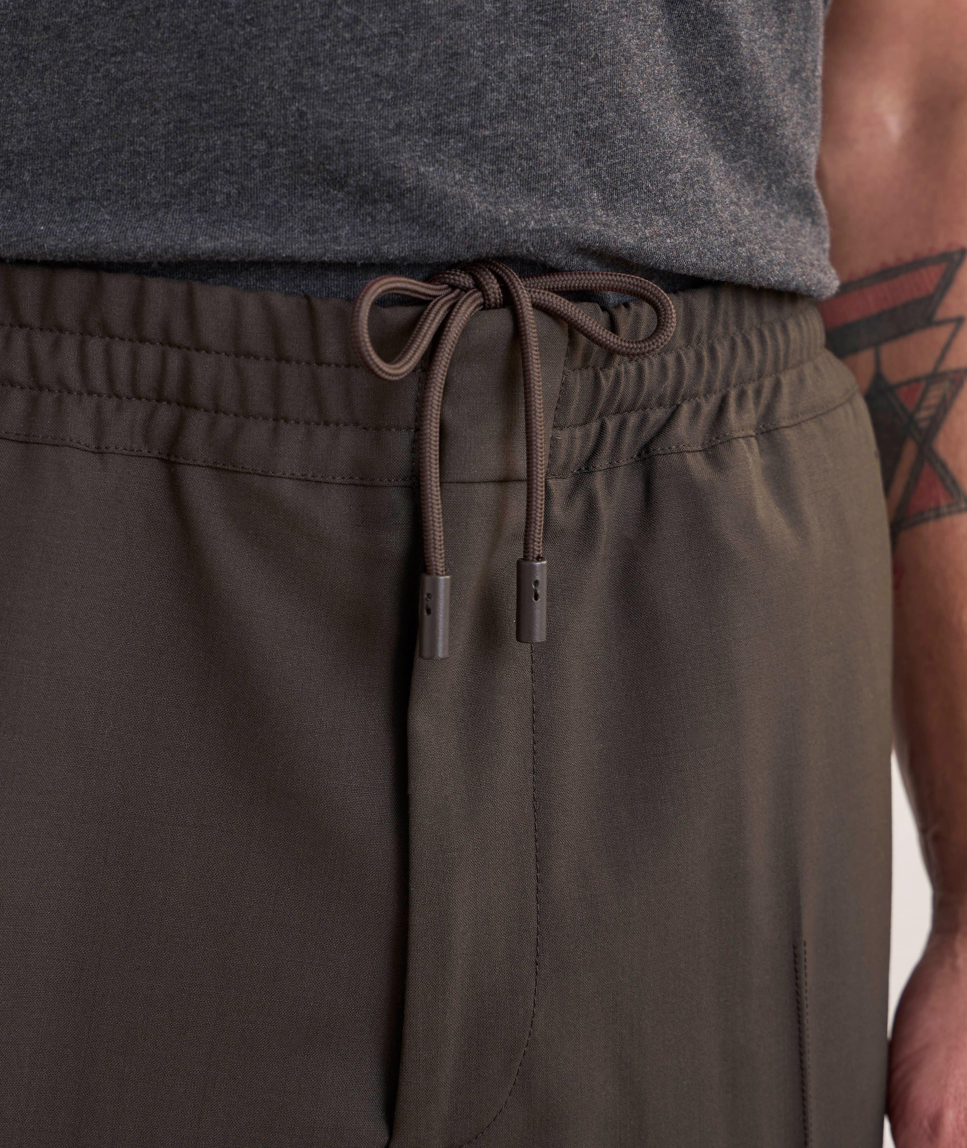 Stretch-Wool Joggers image 4