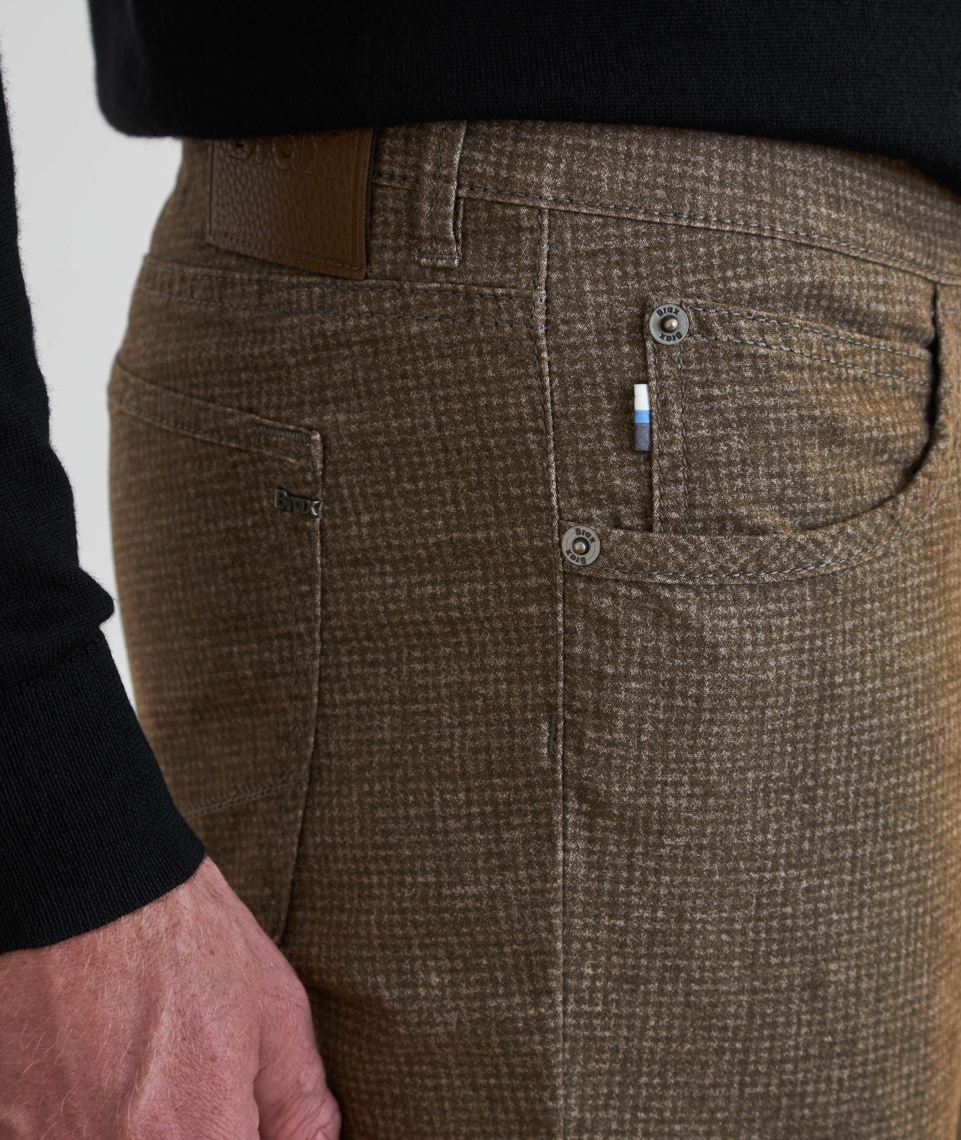 Pantalon Chuck en mélange de coton à pied-de-poule image 4