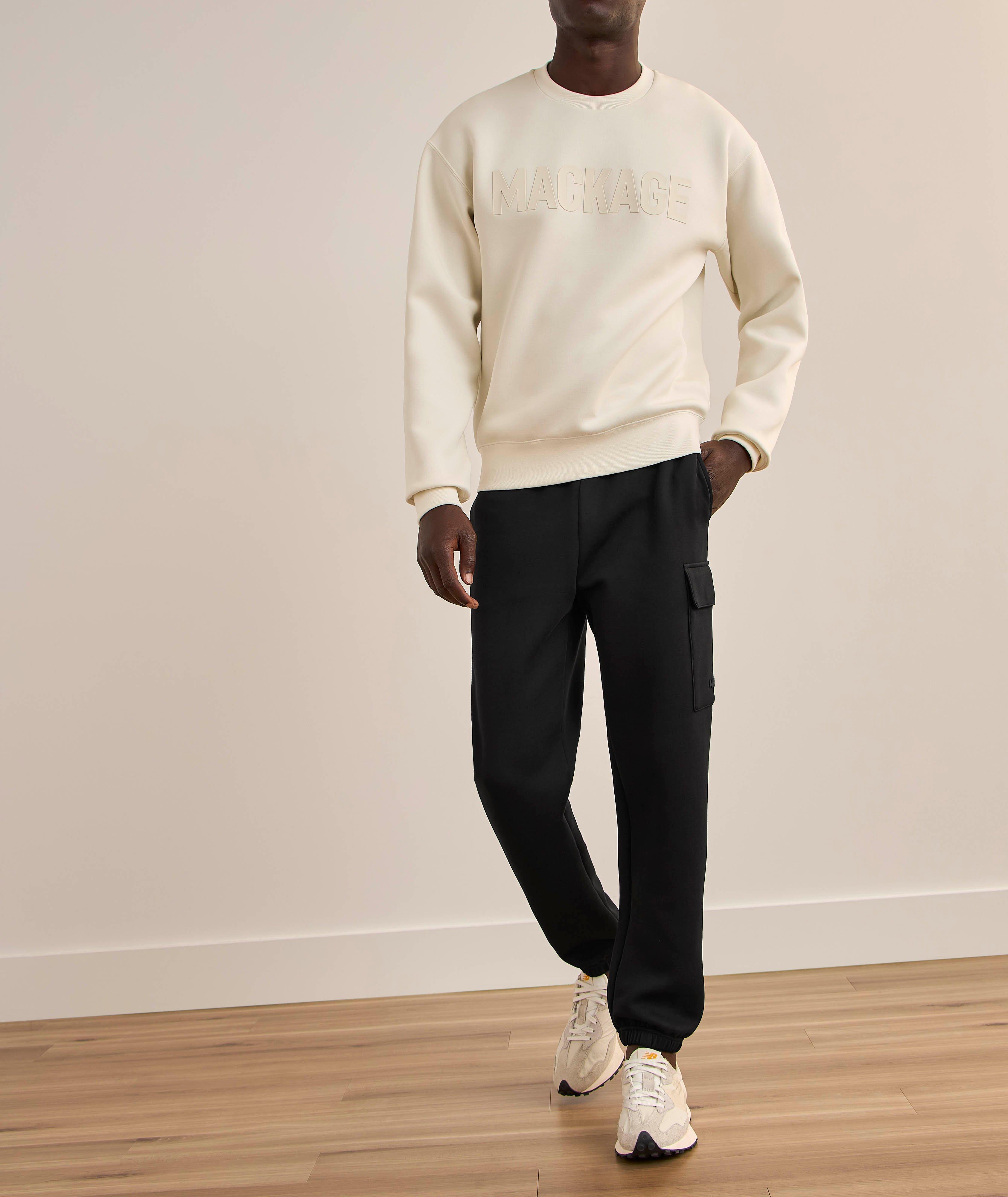 Pantalon sport cargo en tissu double face image 4