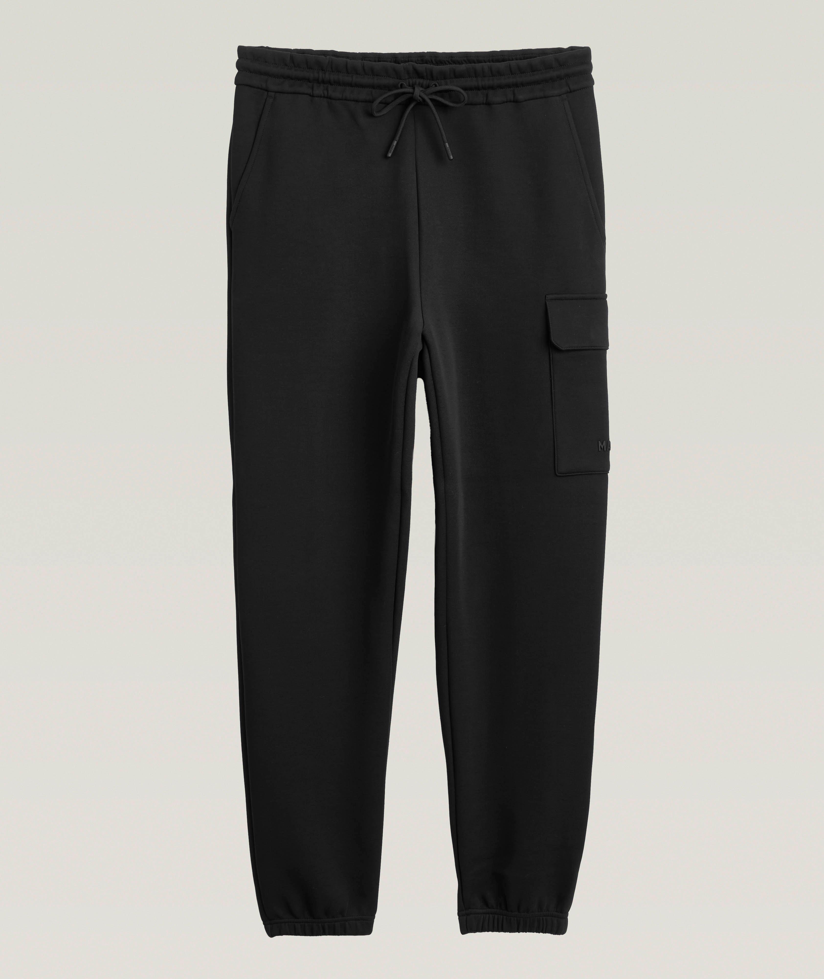 Pantalon sport cargo en tissu double face image 0
