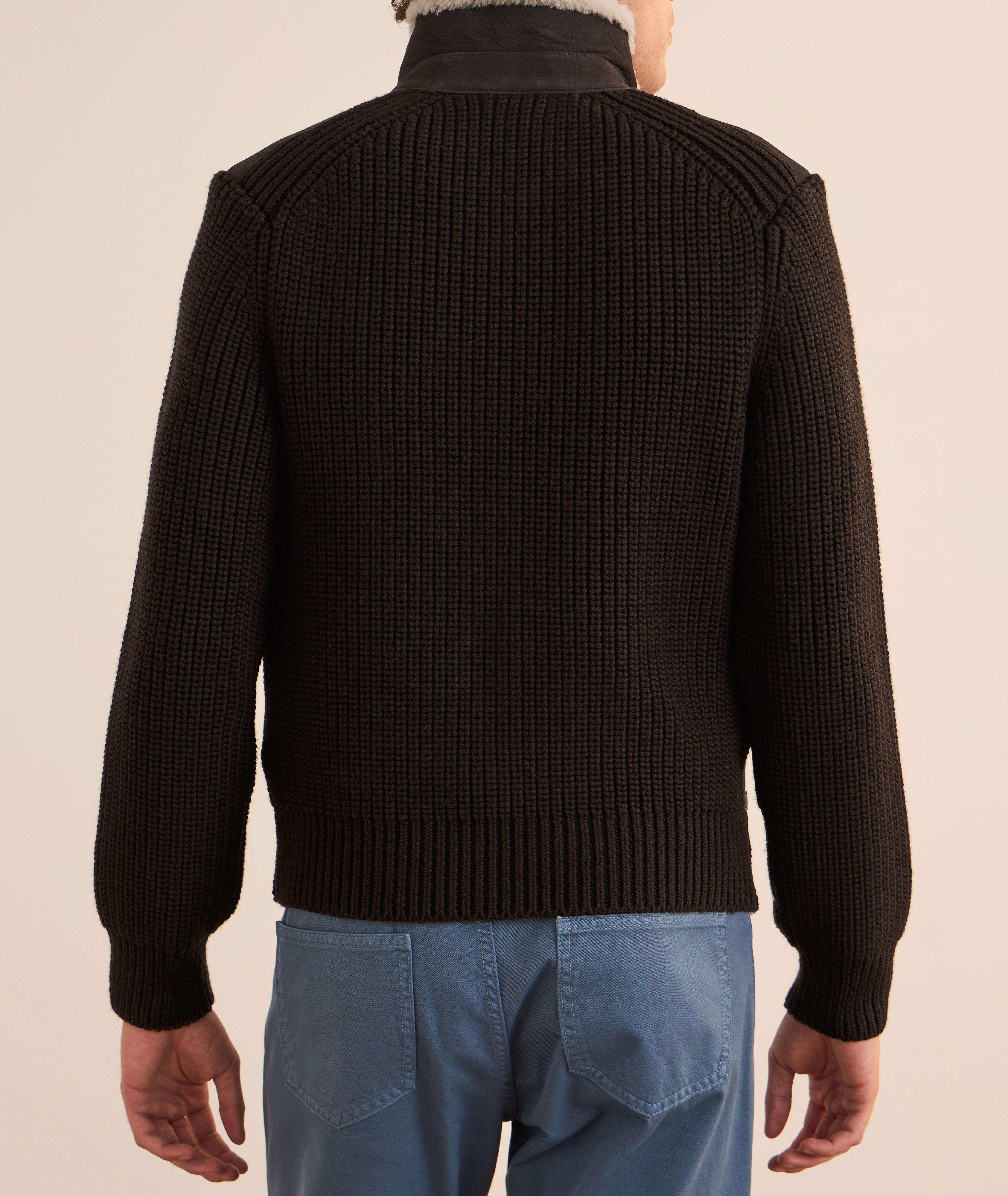 Johnathon Shearling Suede Jacket image 2