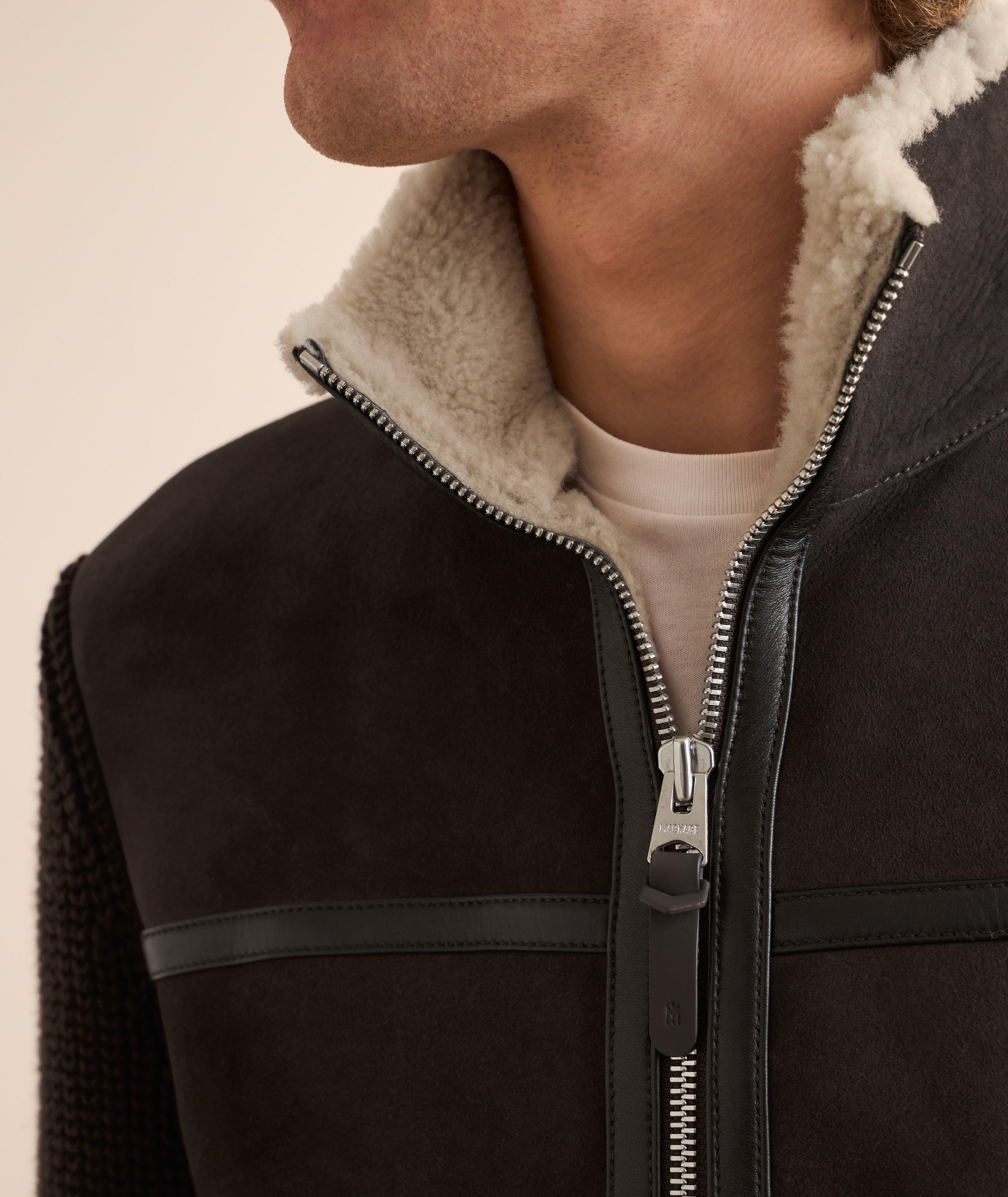 Johnathon Shearling Suede Jacket image 3