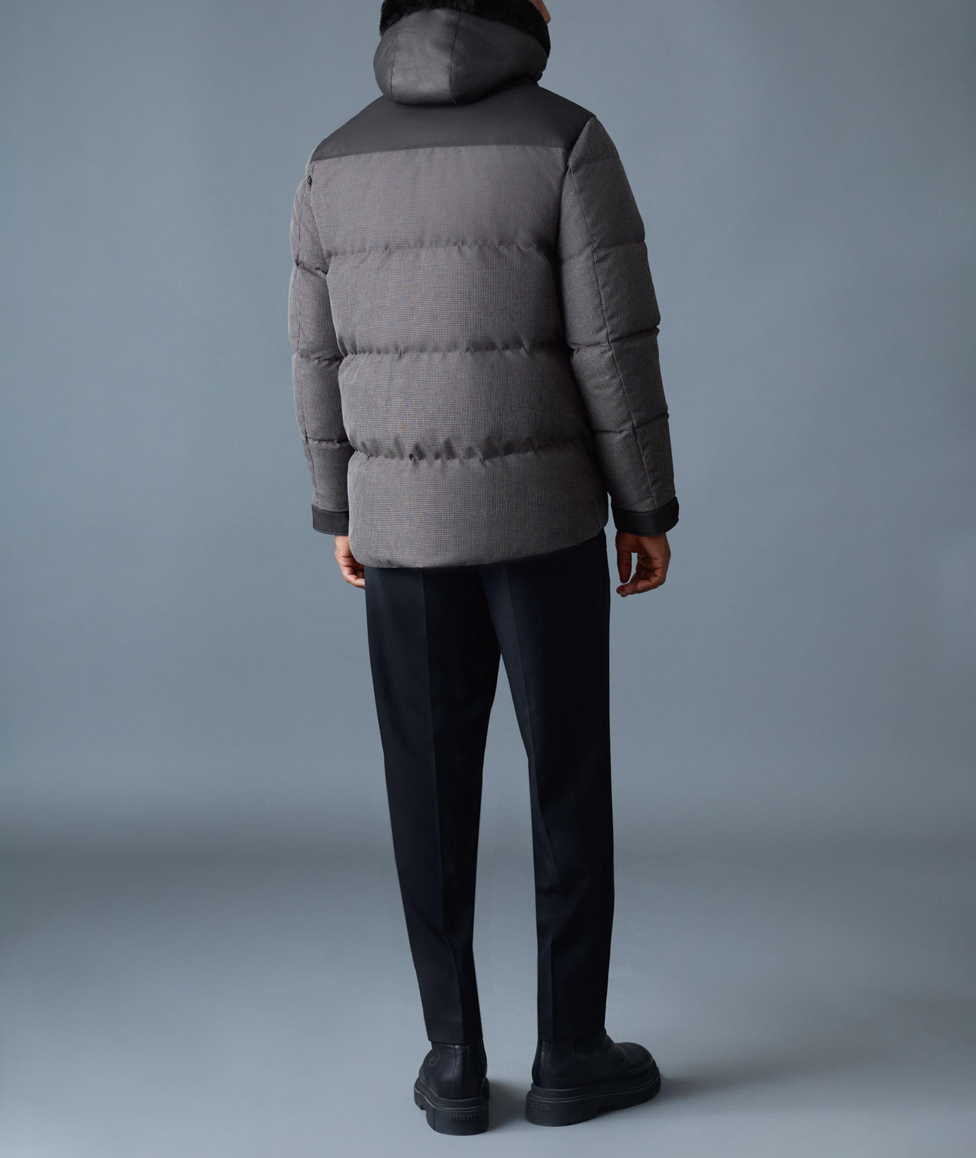 Riley Houndstooth Down Jacket image 2