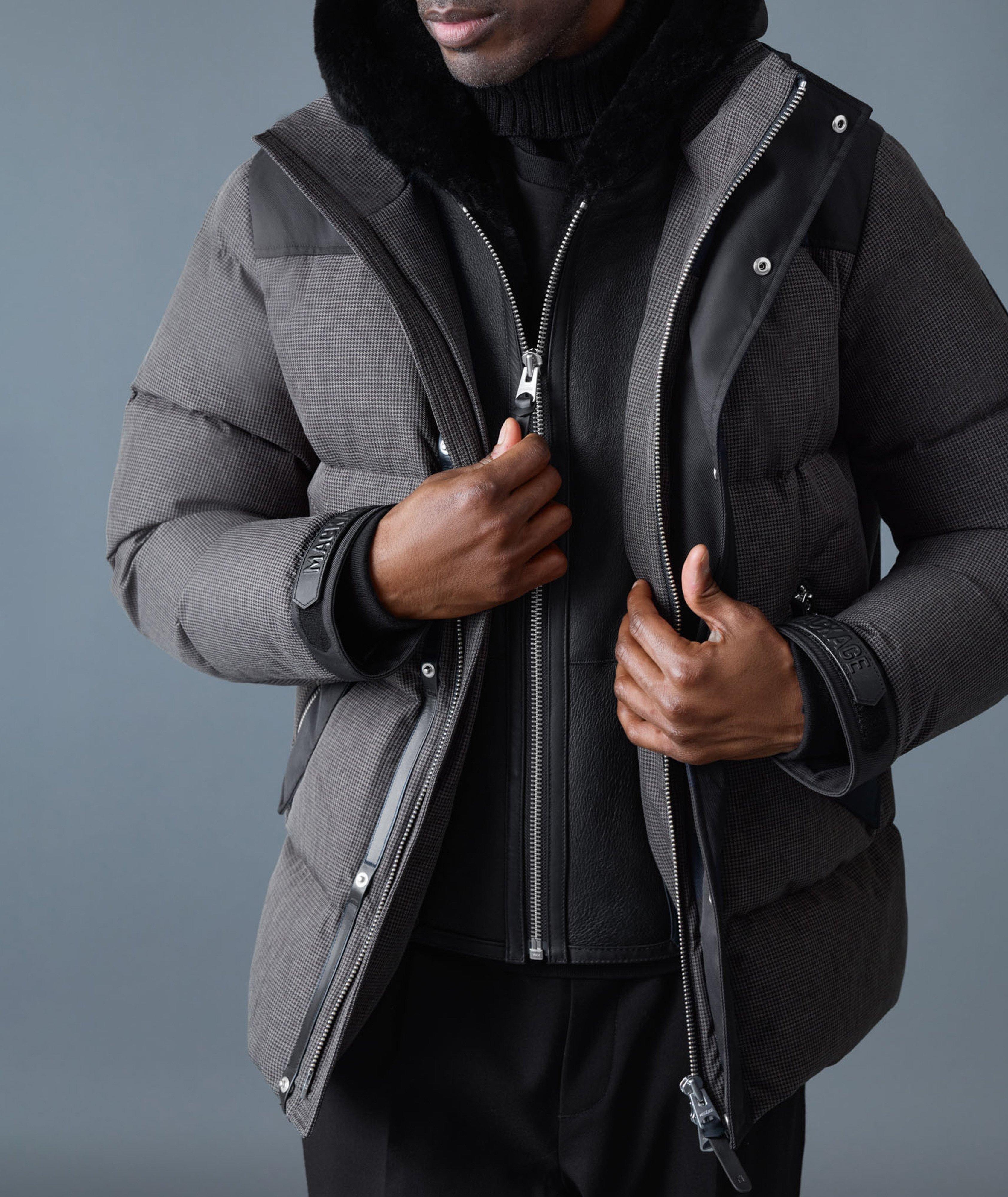 Riley Houndstooth Down Jacket image 3