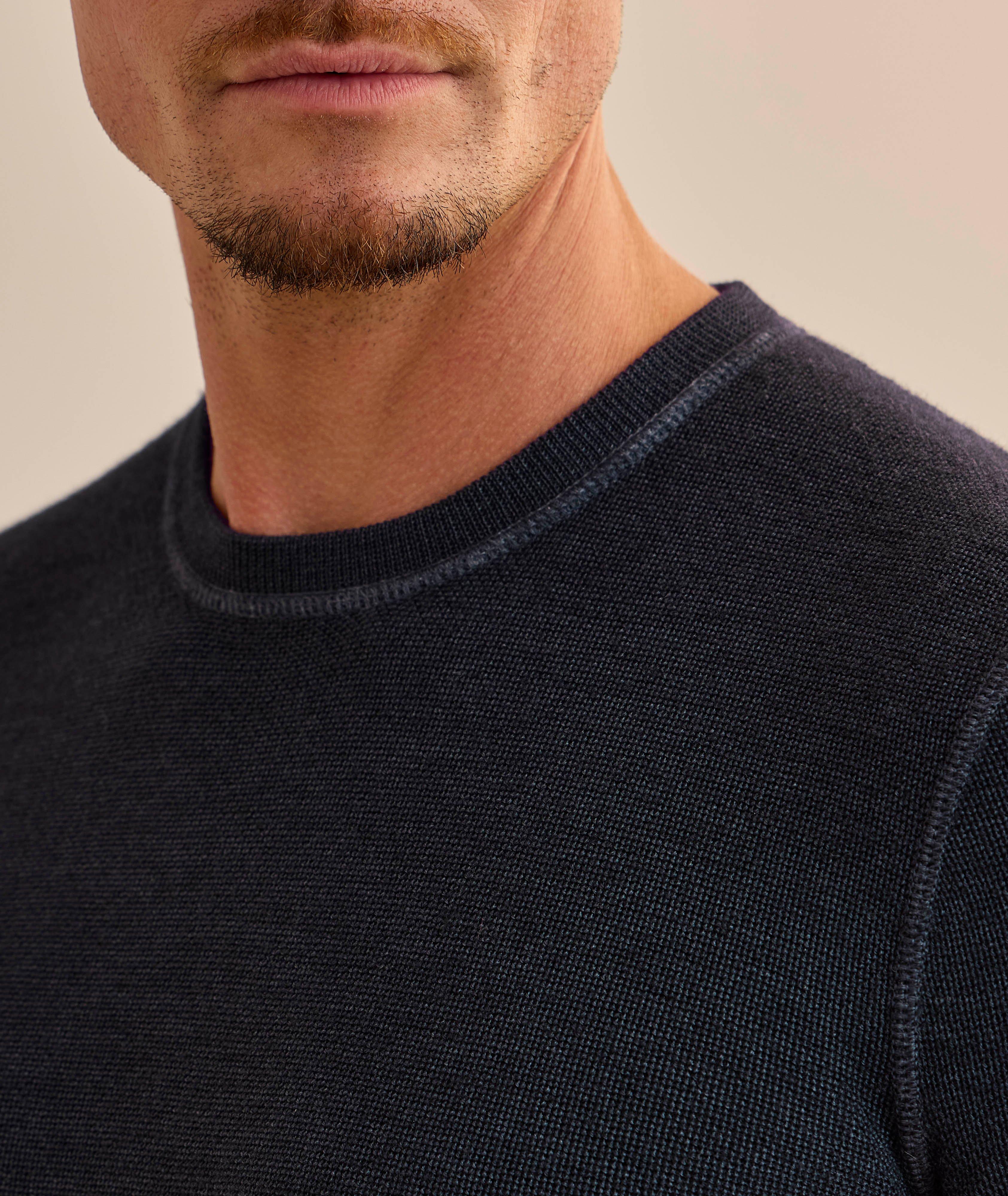 Garment Dyed Virgin Wool Sweater  image 3