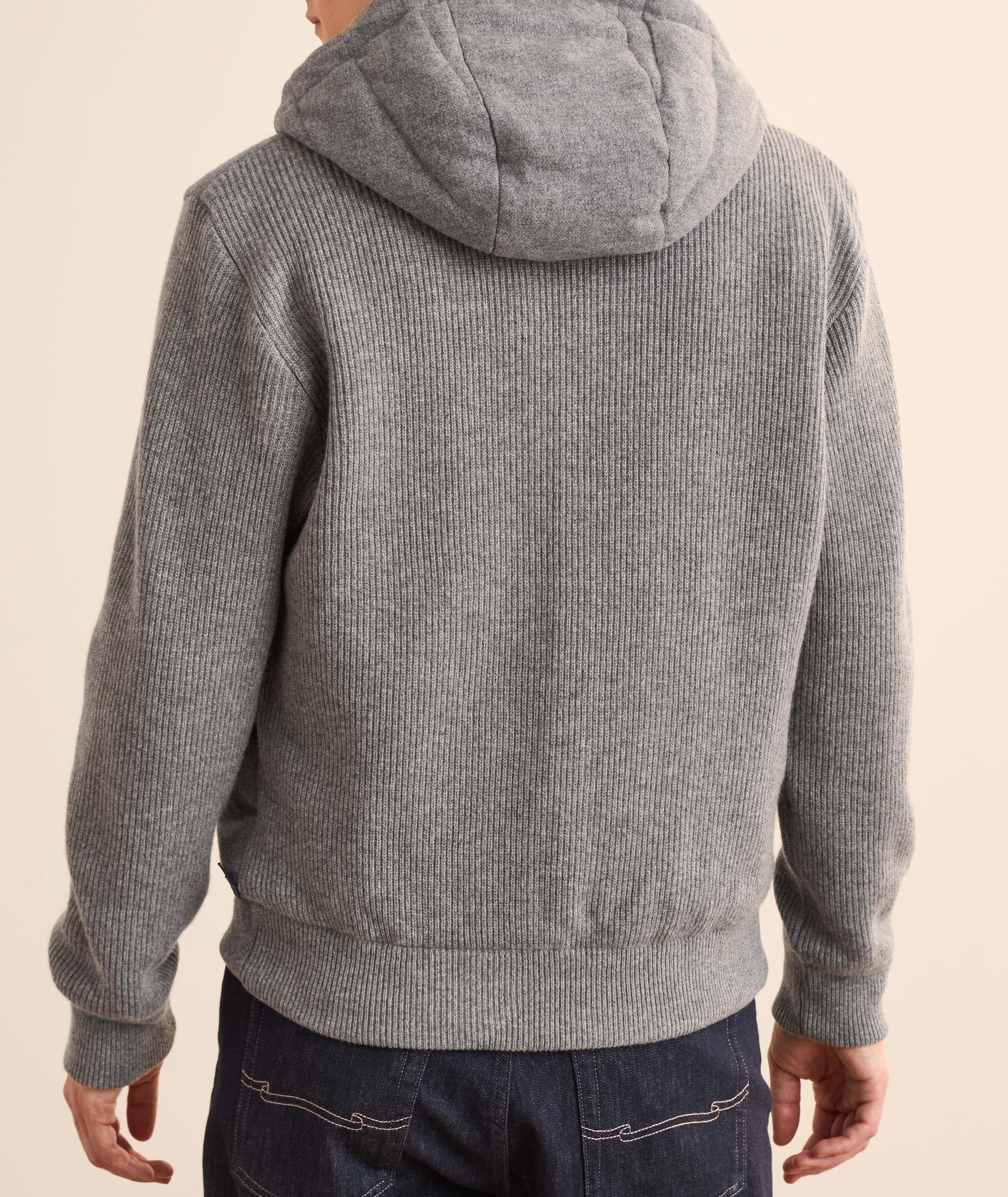 Veste hybride à capuche zippée image 2