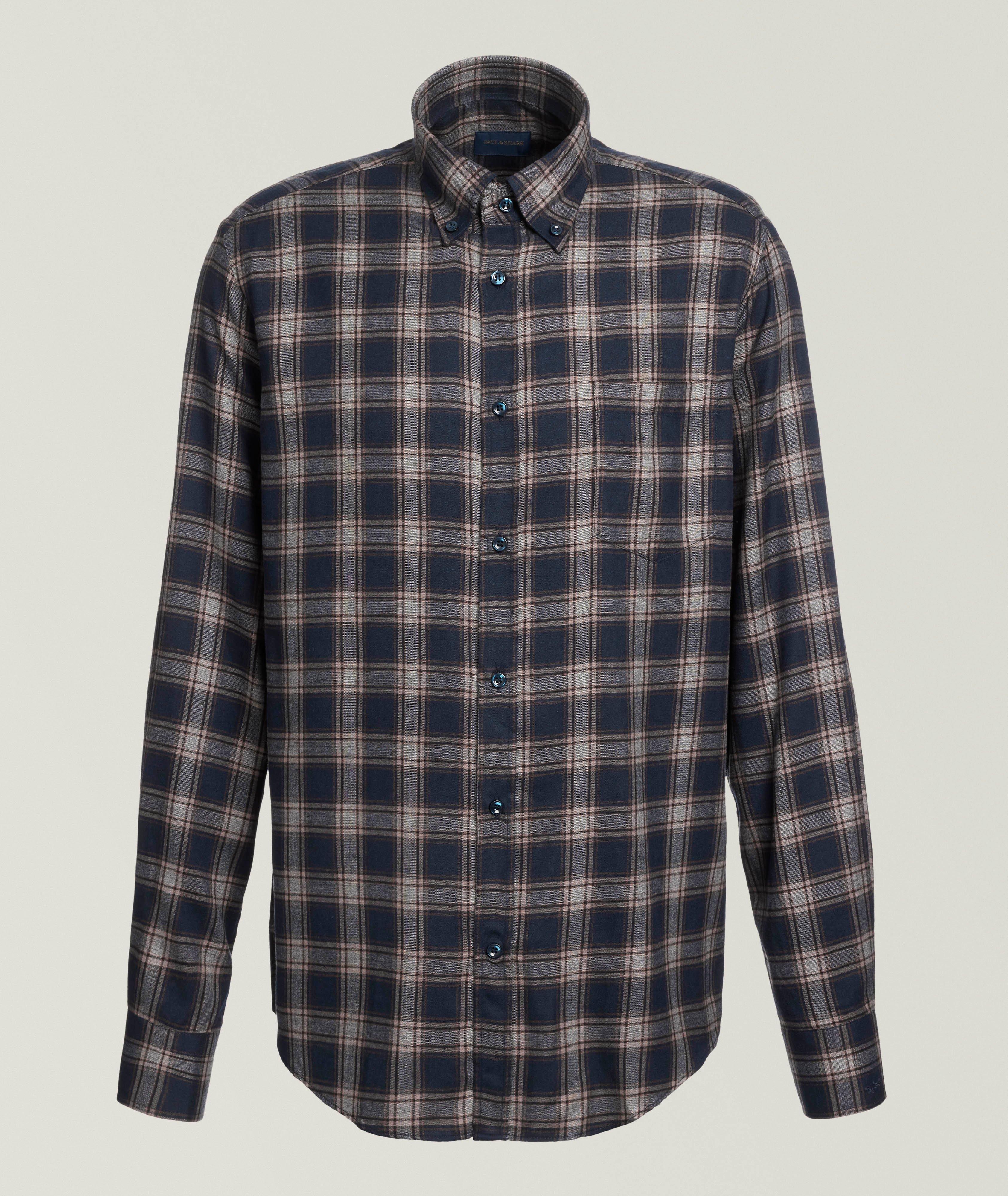 Chemise à motif quadrillé avec traitement X-Soft image 0