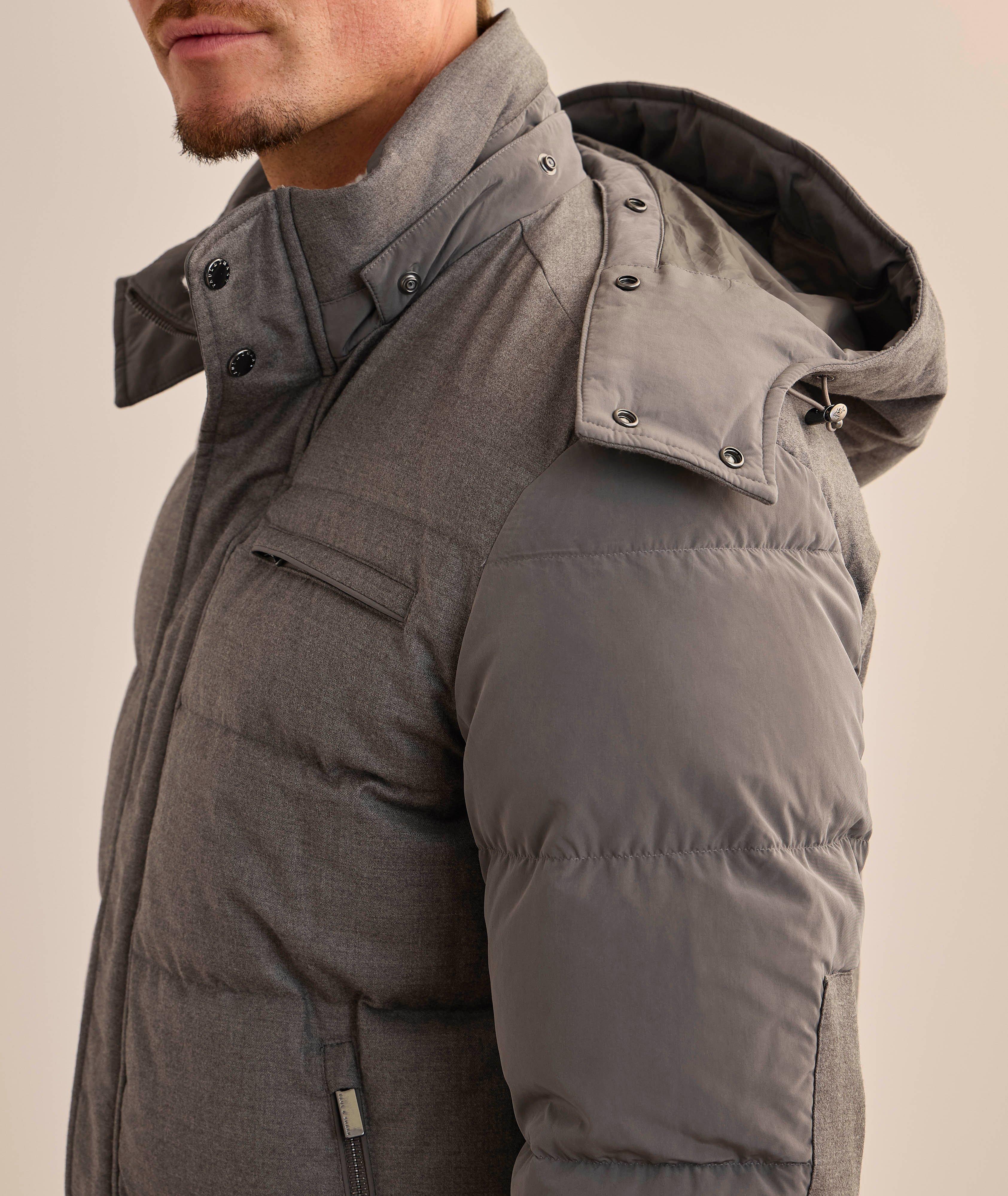 Wool-Silk Down Puffer Jacket image 3