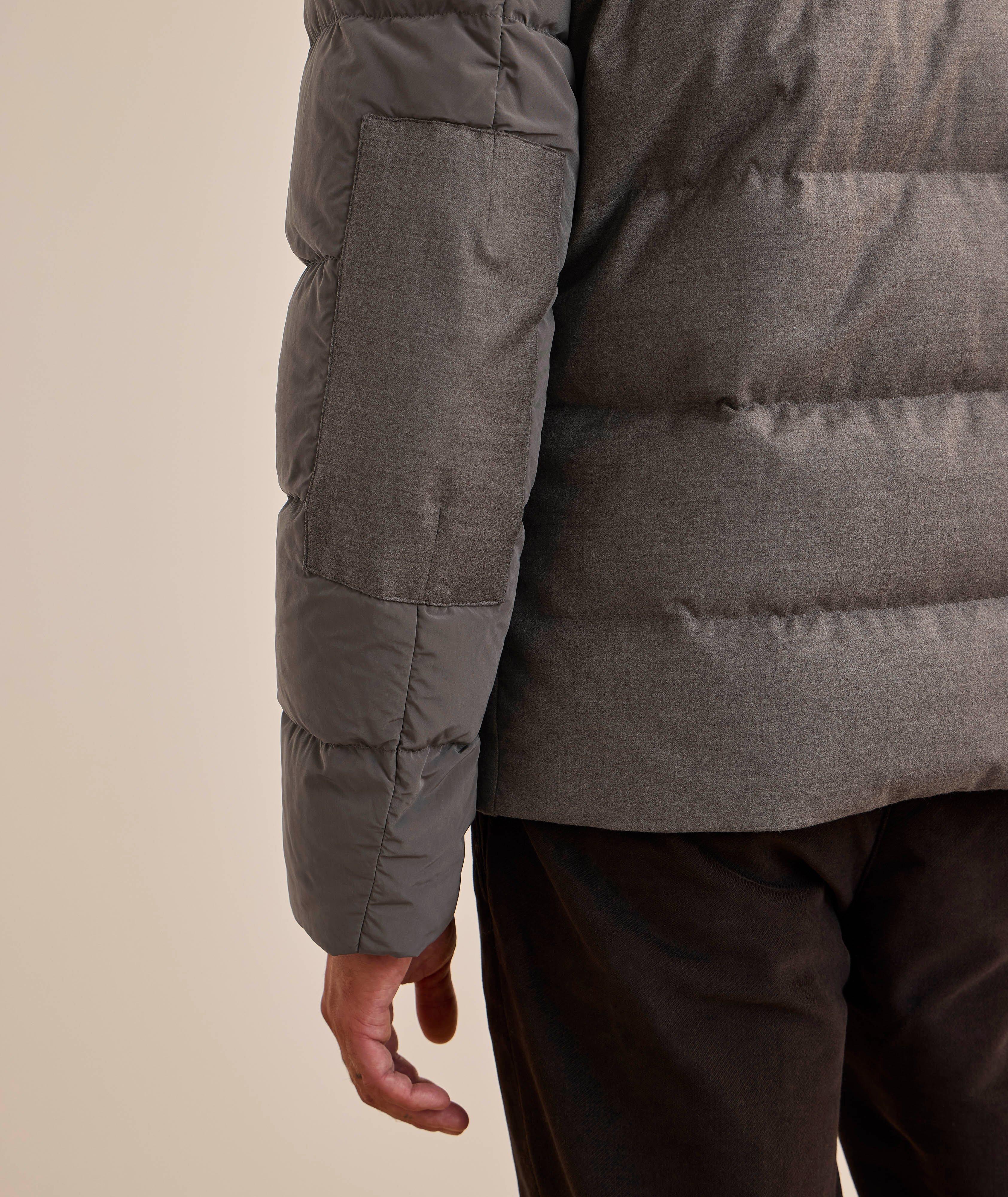 Wool-Silk Down Puffer Jacket image 4