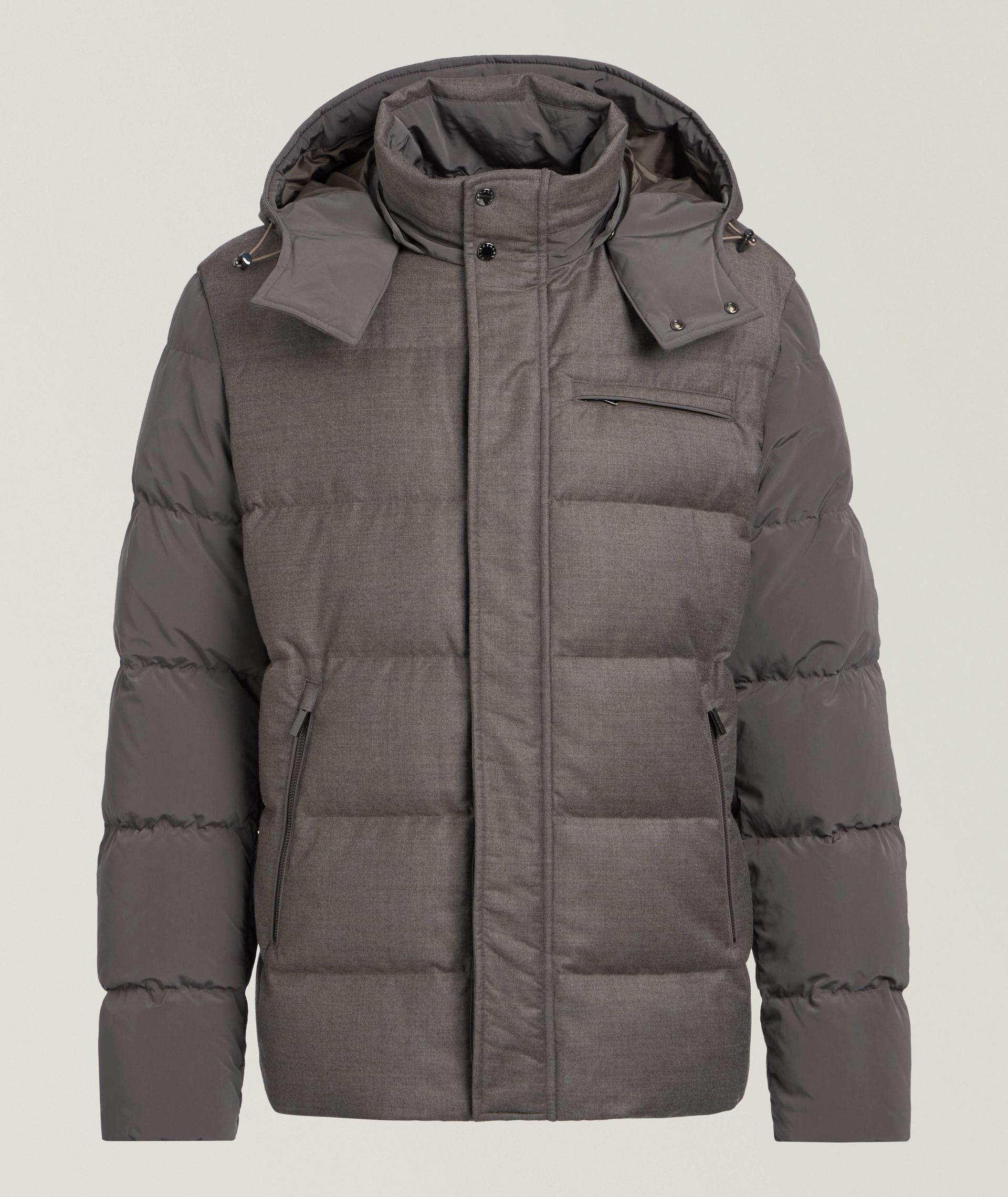 Wool-Silk Down Puffer Jacket image 0