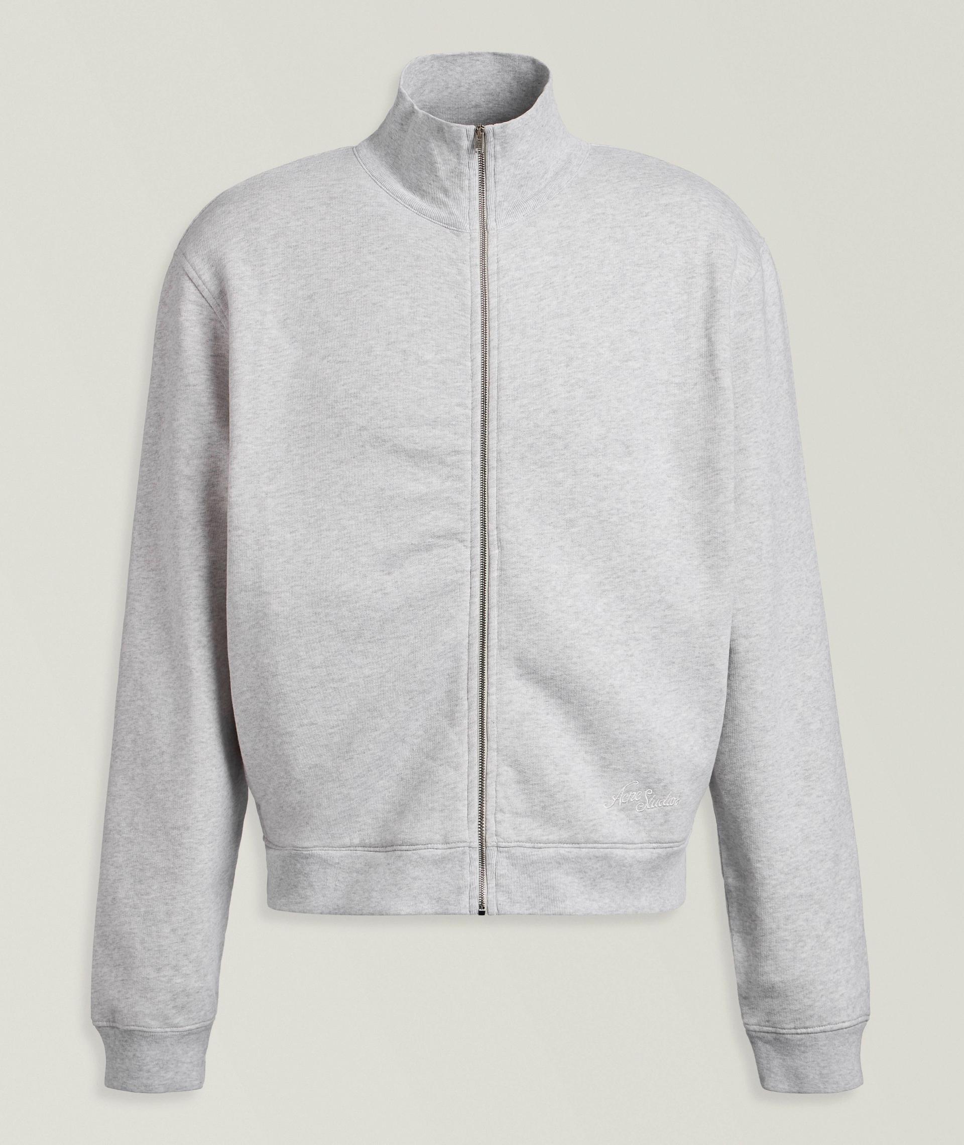 Embroidered Logo Full-Zip Sweatshirt image 0