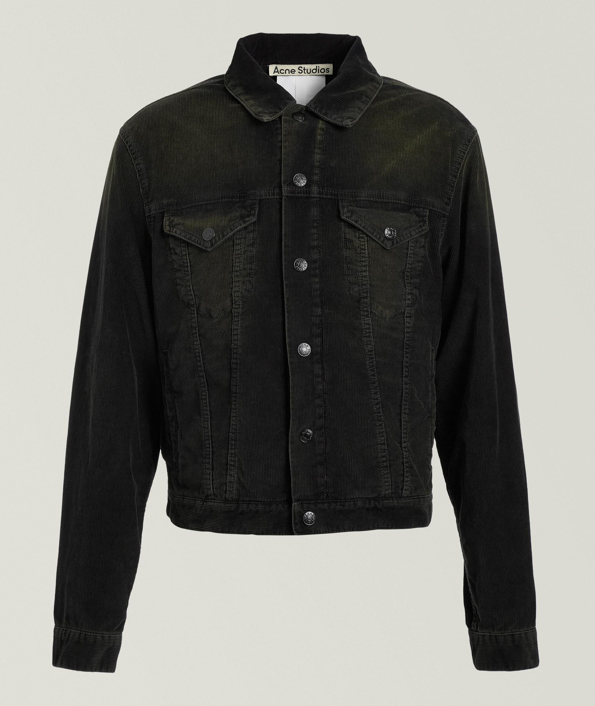 Veste vintage en velours côtelé délavé image 0