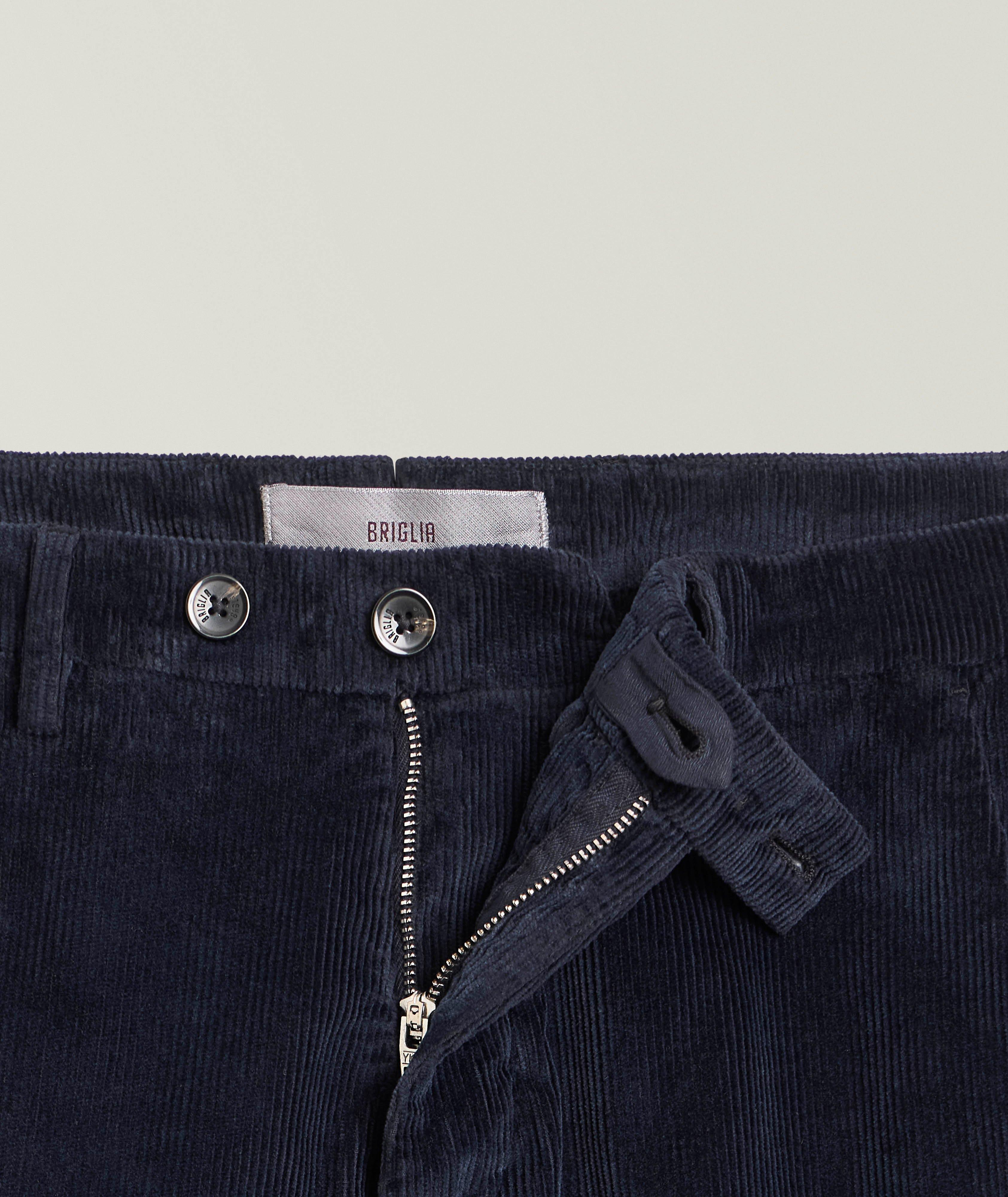 Pantalon en velours côtelé coupe facile image 1