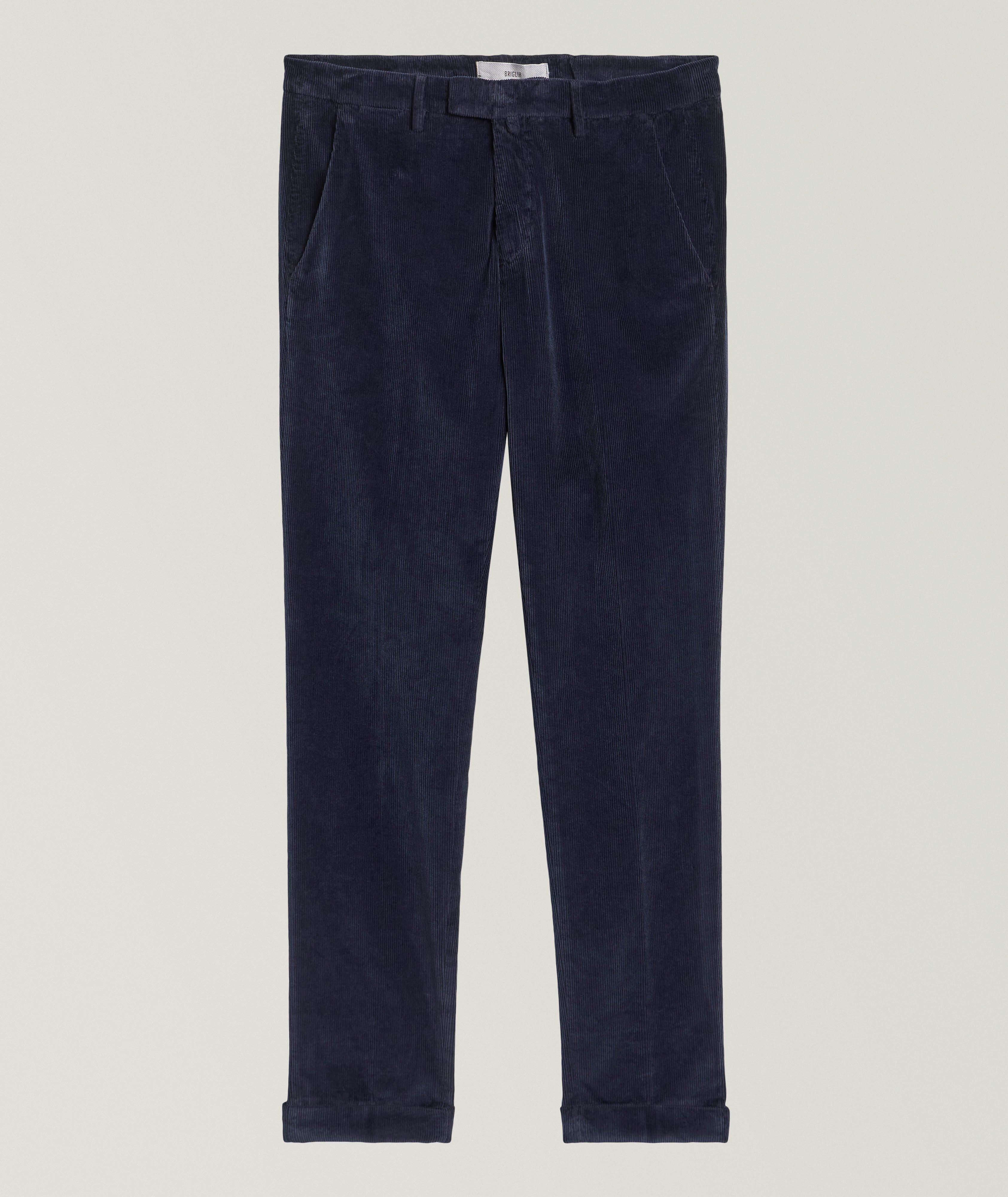 Pantalon en velours côtelé coupe facile image 0