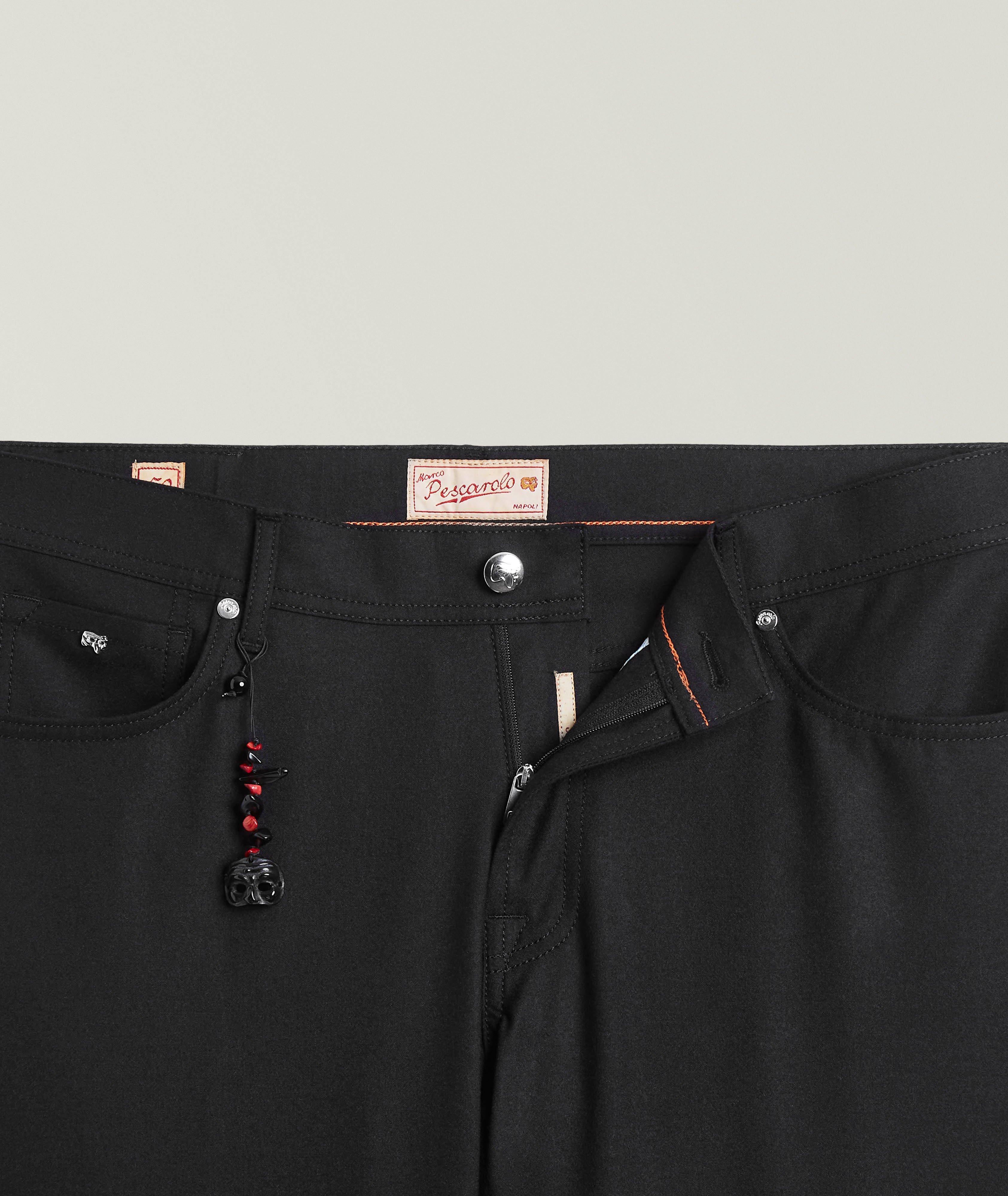 Stretch-Cashmere Five-Pocket Pants image 5