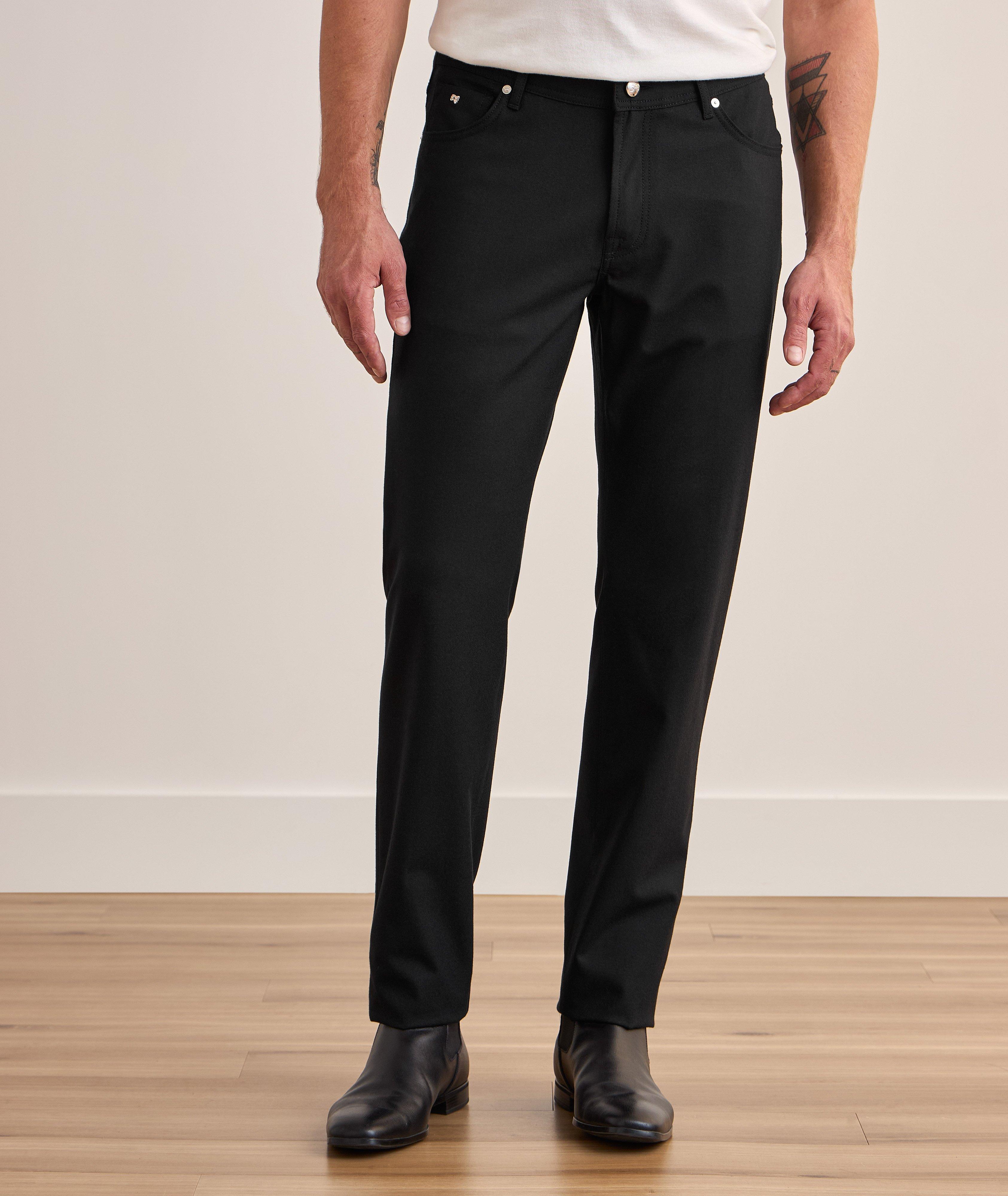 Stretch-Cashmere Five-Pocket Pants image 1