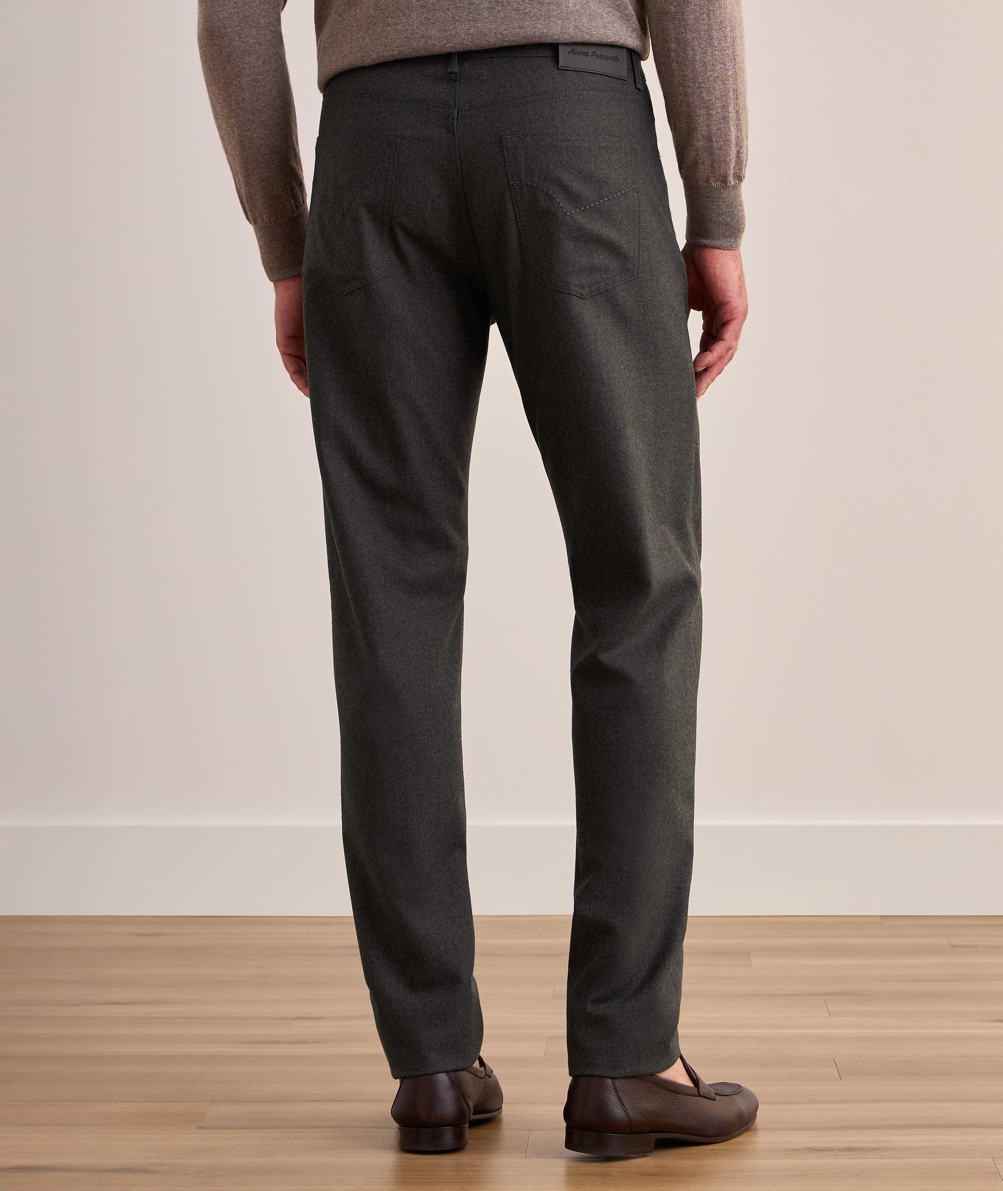 Pantalon en cachemire extensible image 2