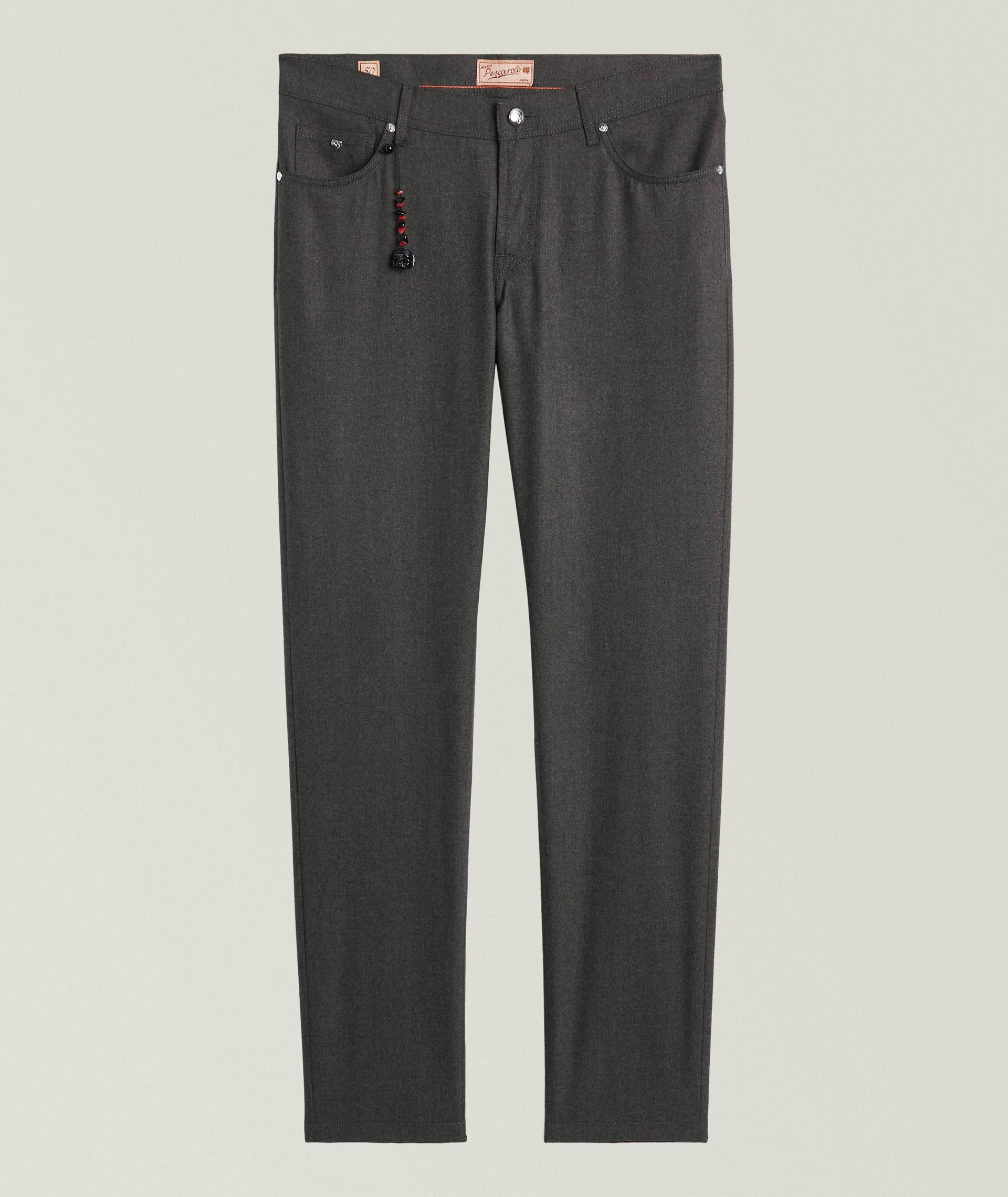 Stretch-Cashmere Five-Pocket Pants image 0
