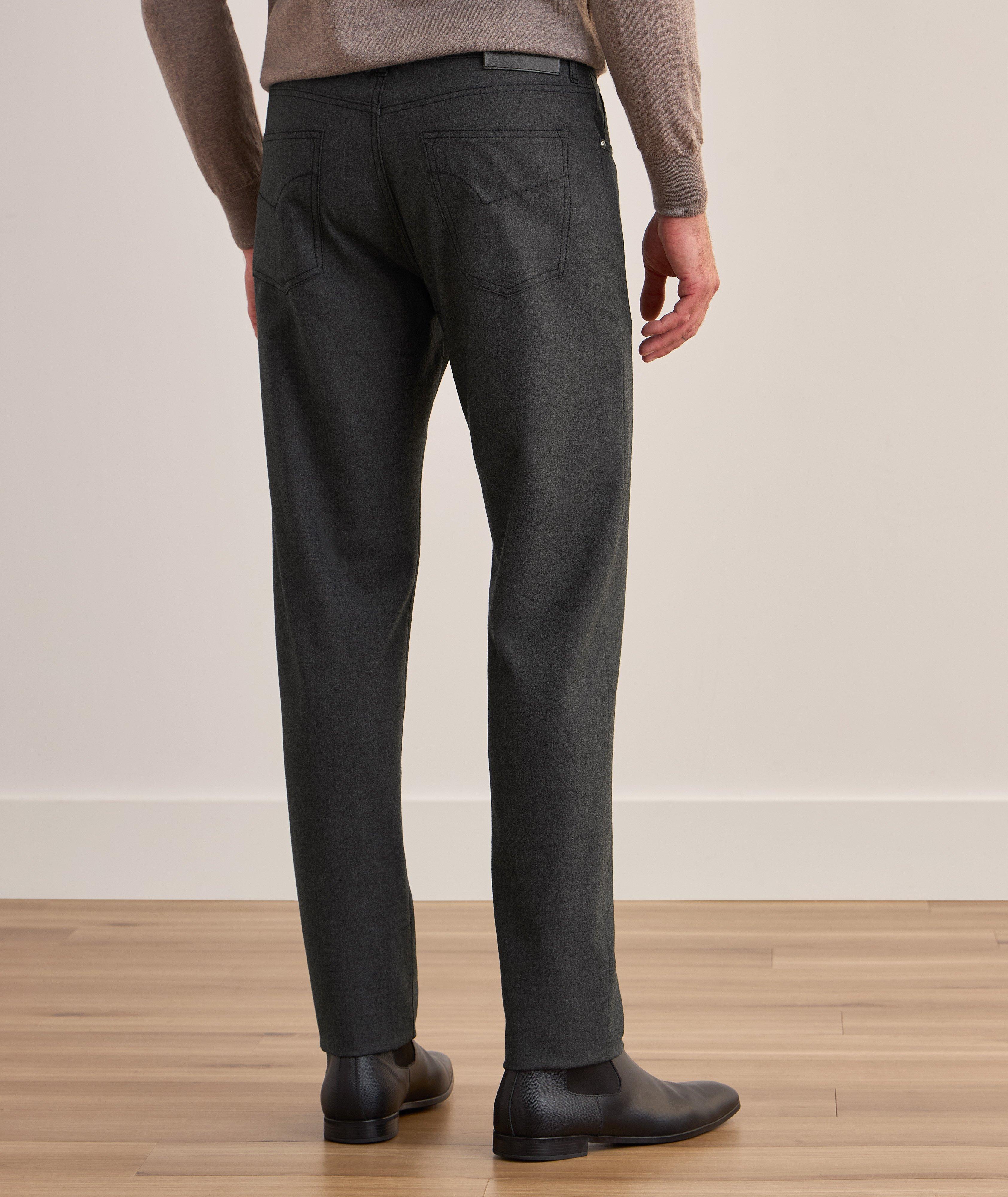Pantalon en cachemire extensible image 2