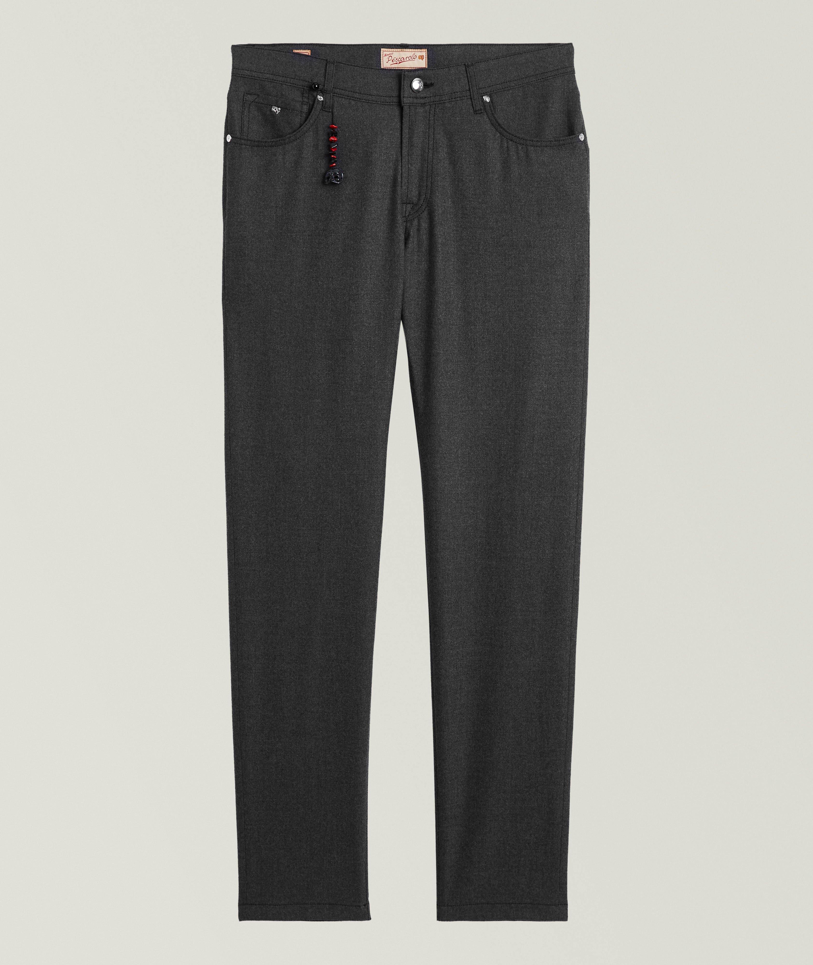 Pantalon en cachemire extensible image 0