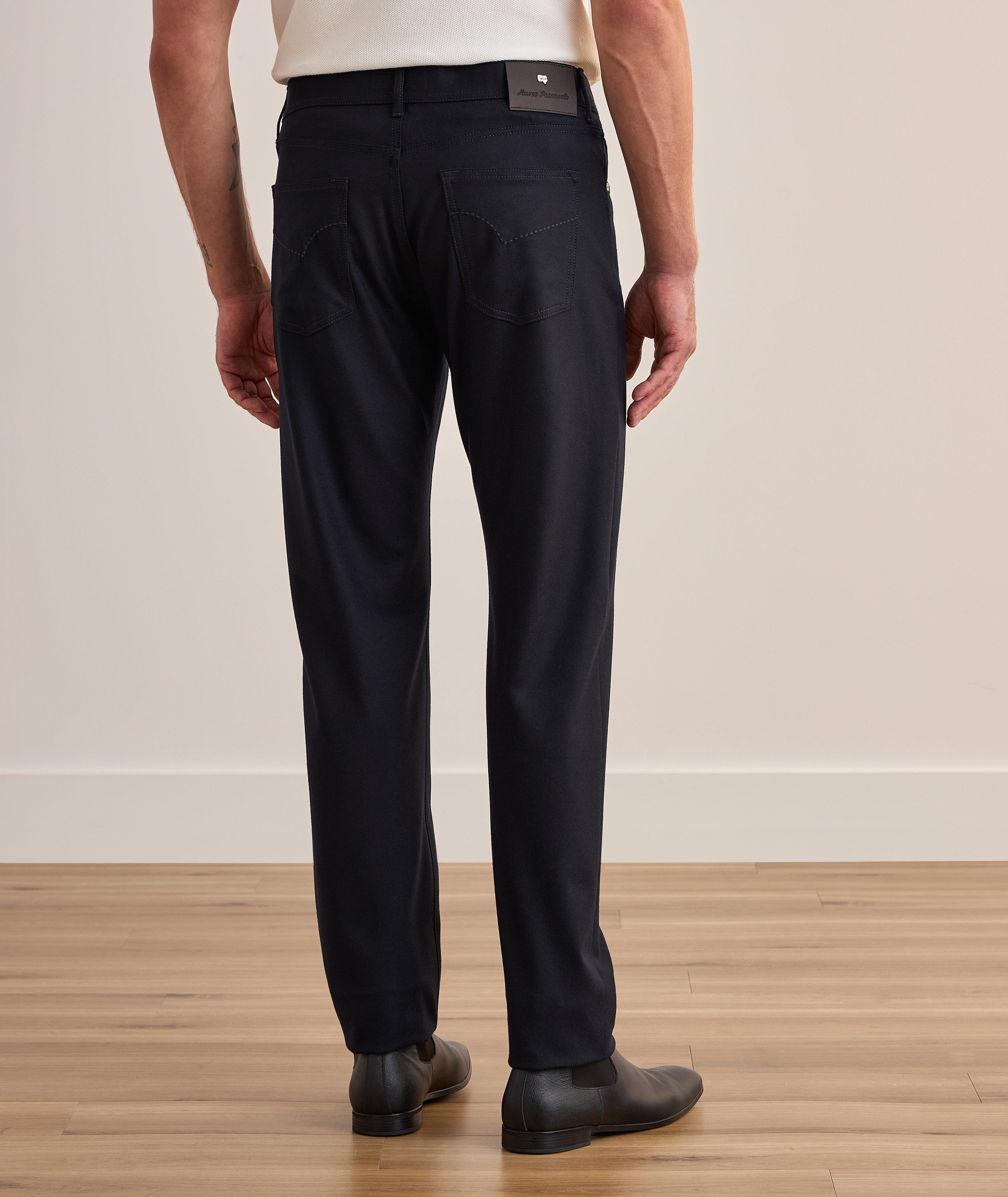 Pantalon en cachemire extensible image 2