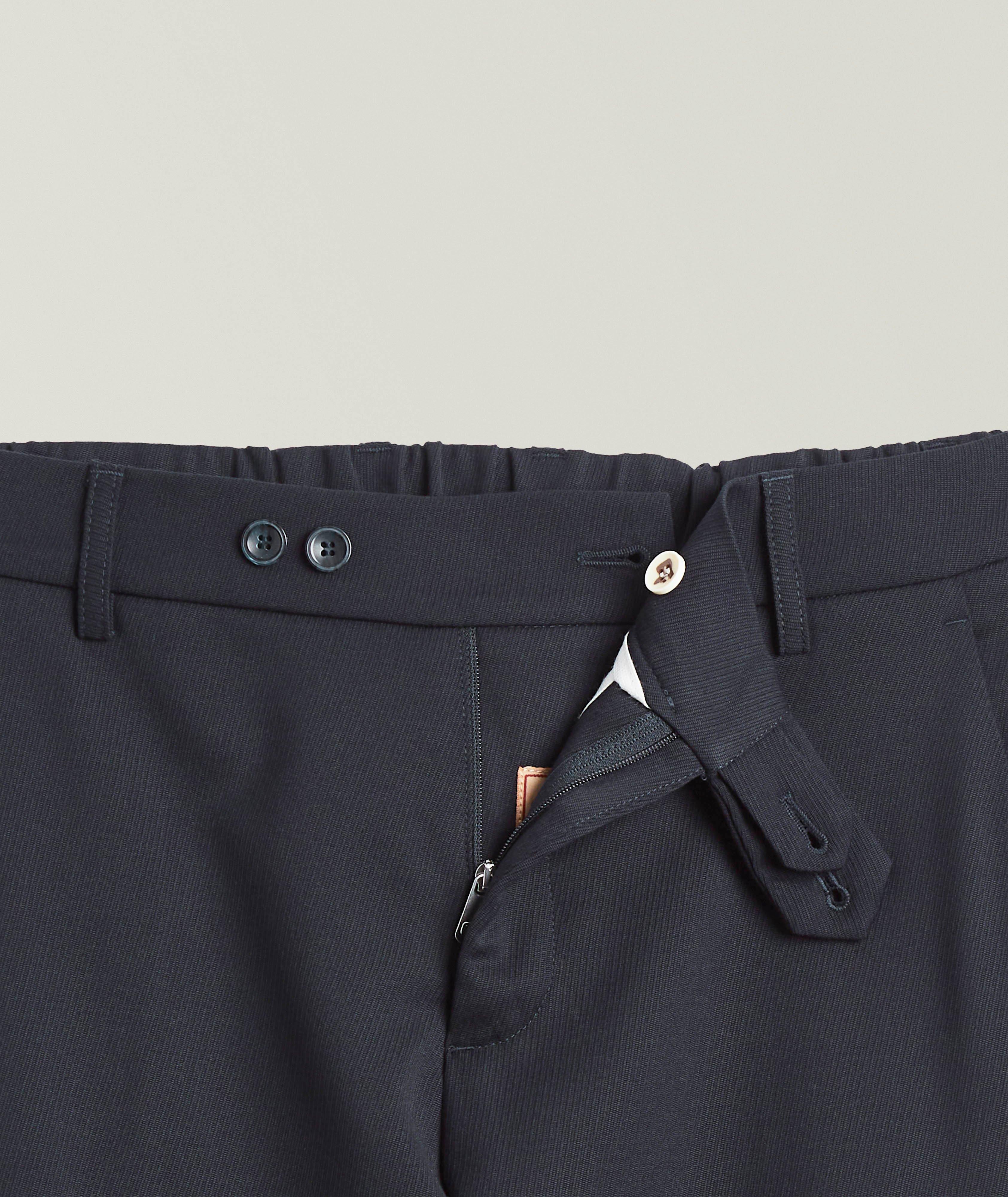 Pantalon cargo en laine extensible image 4