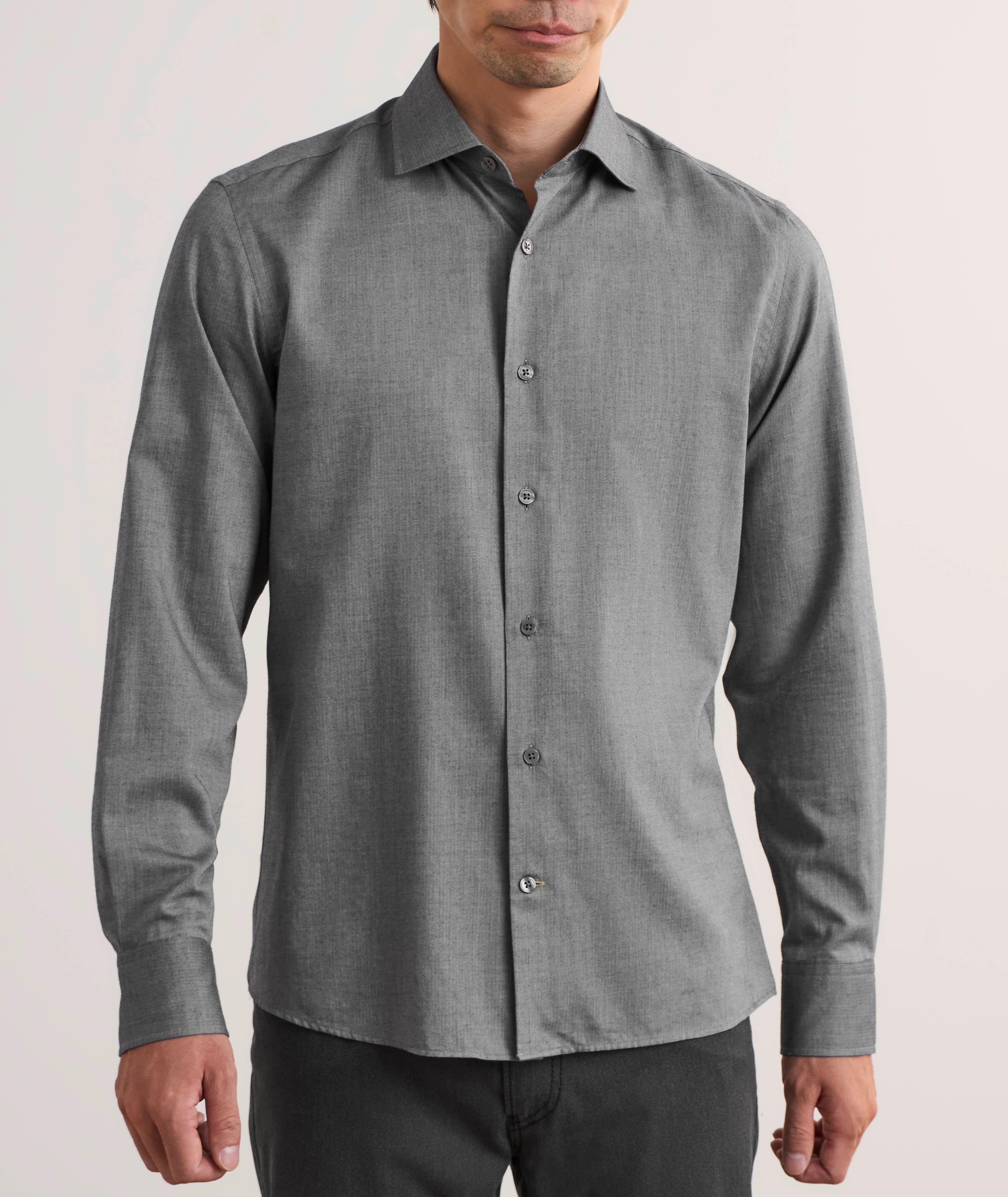 Chemise Reynolds en coton brossé à chevrons image 1