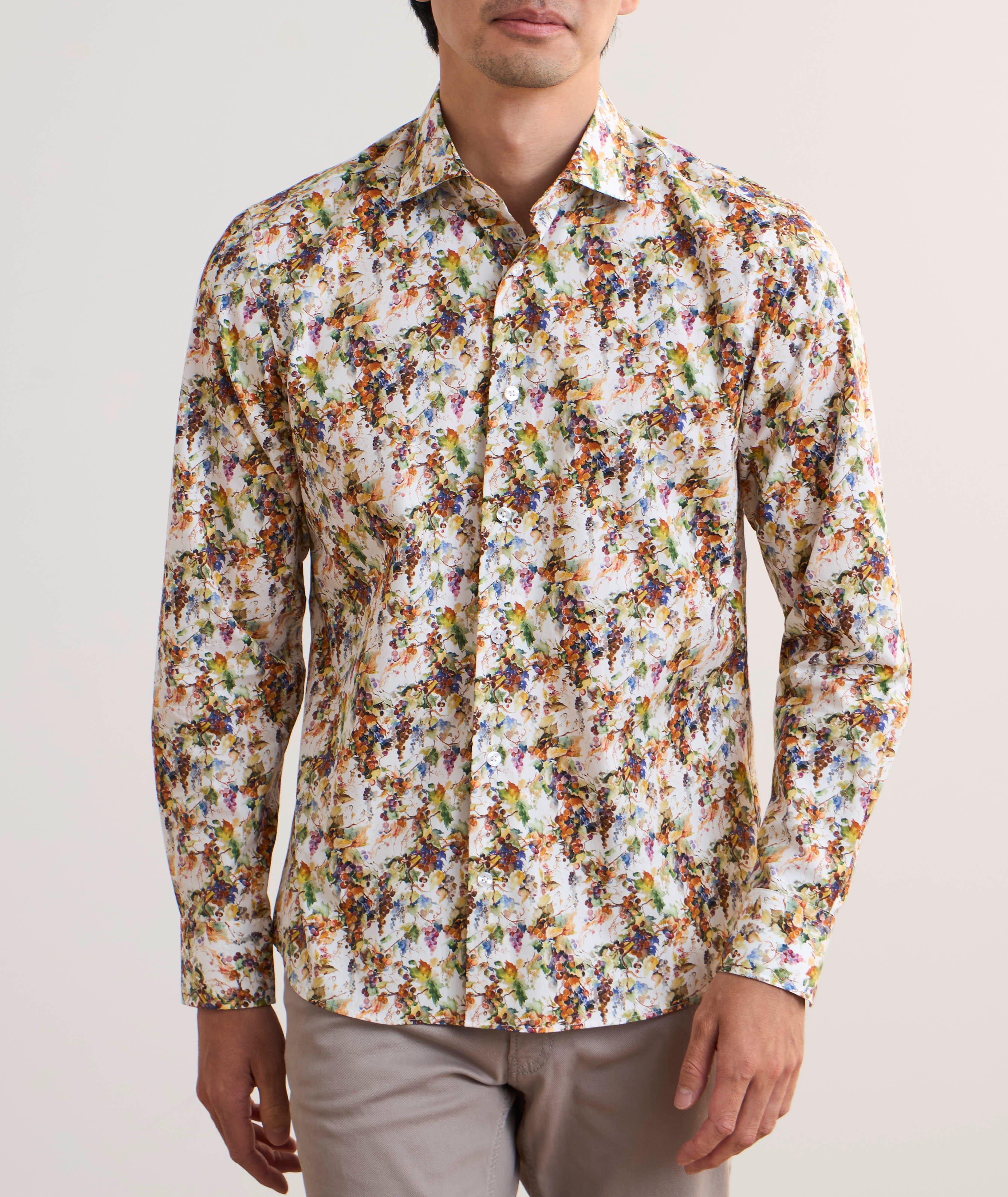 Reynolds Grape-Vines Cotton Poplin Shirt image 1