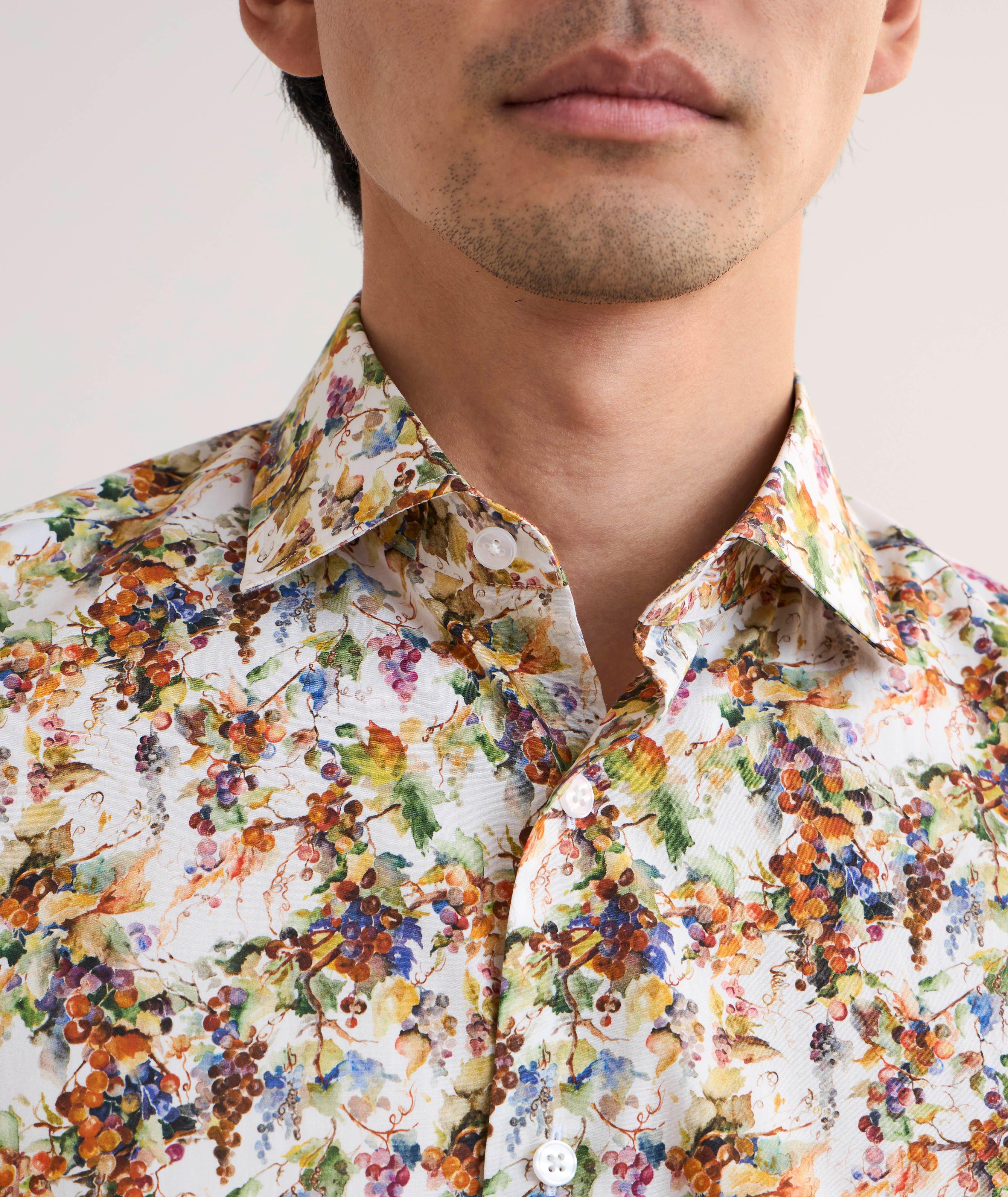 Reynolds Grape-Vines Cotton Poplin Shirt image 3