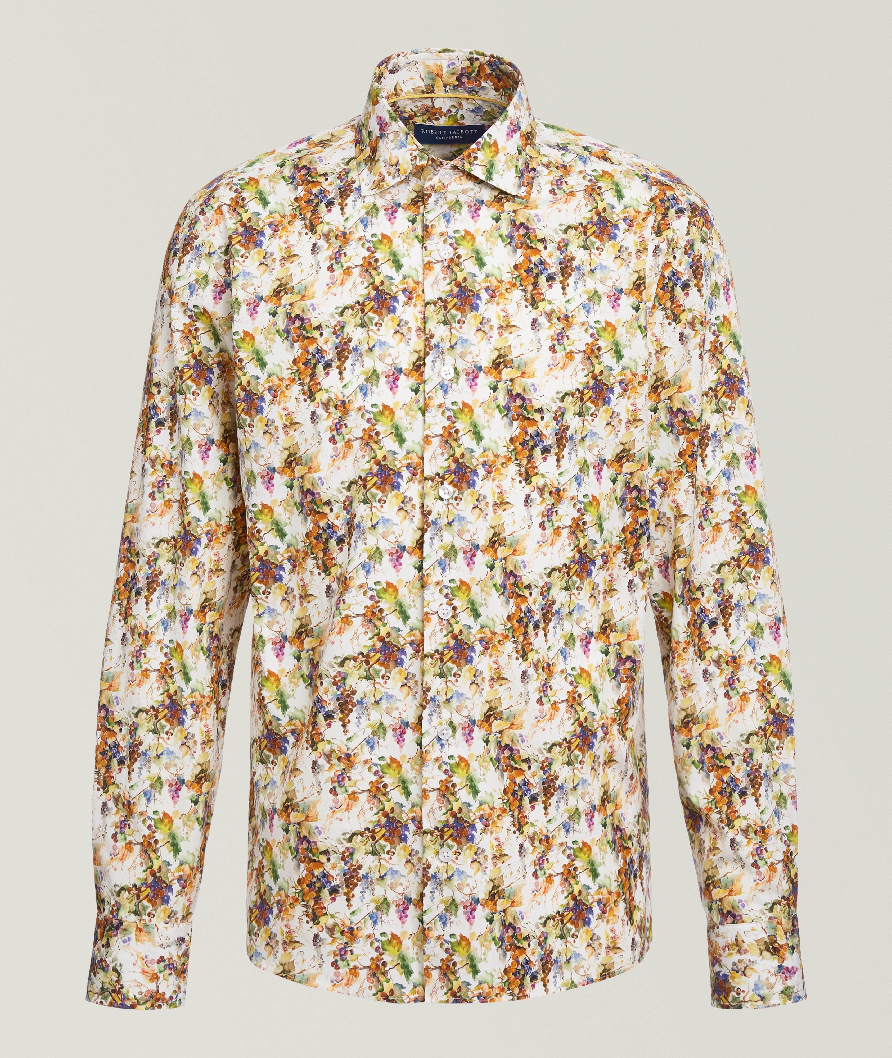Reynolds Grape-Vines Cotton Poplin Shirt image 0