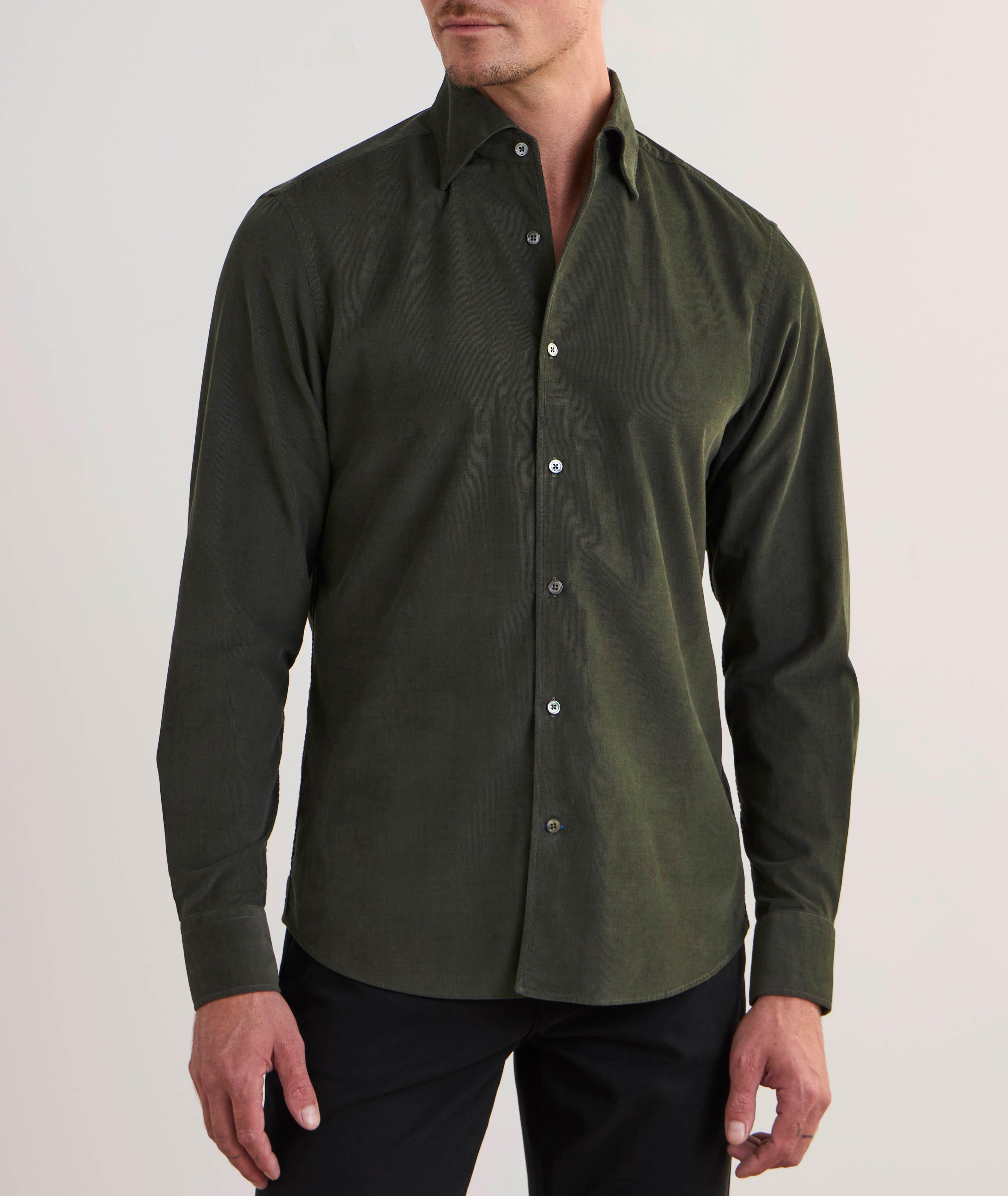 Morgan Micro-Corduroy Cotton Shirt image 1