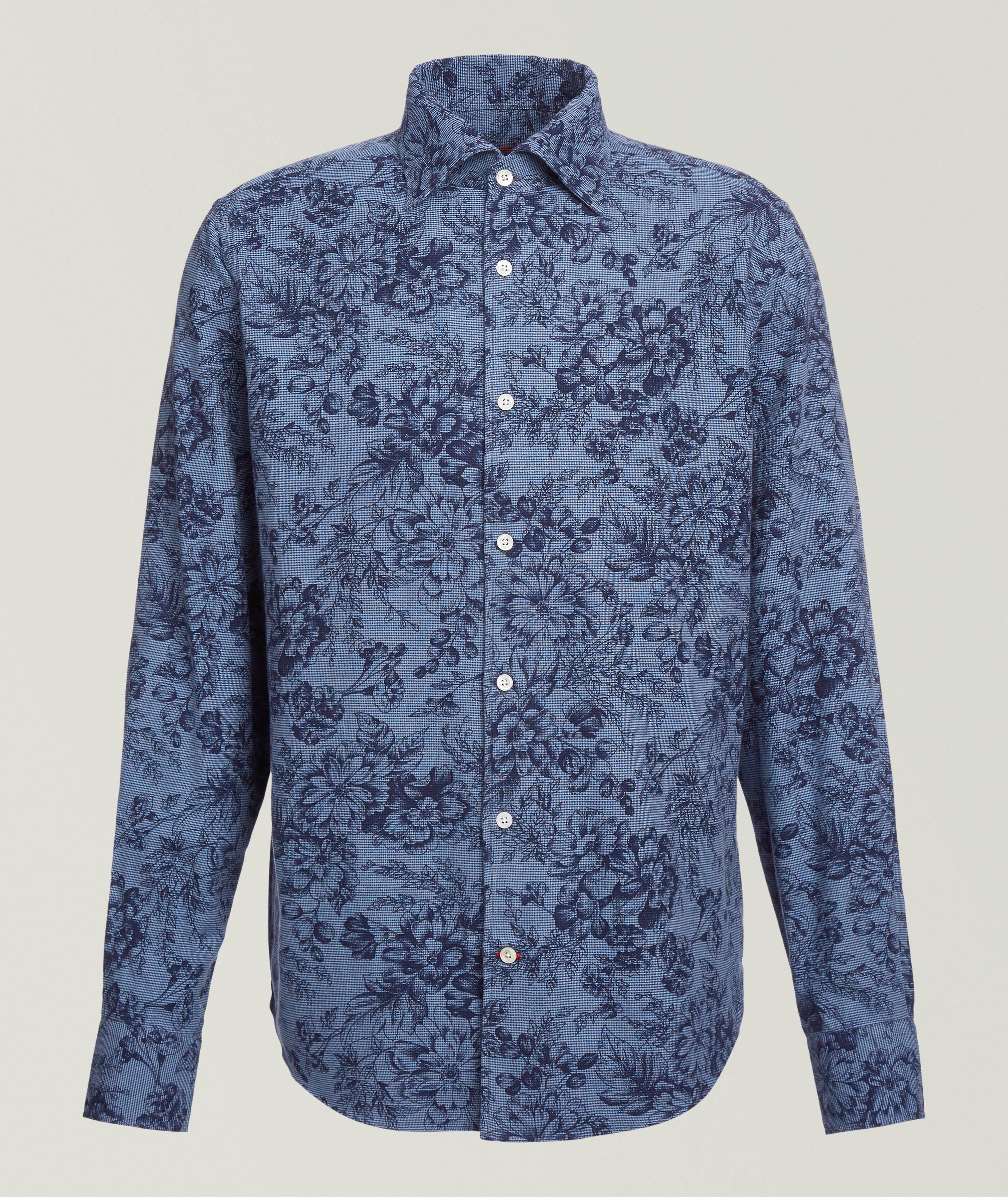 Chemise Morgan à motif floral et à petit motif quadrillé image 0