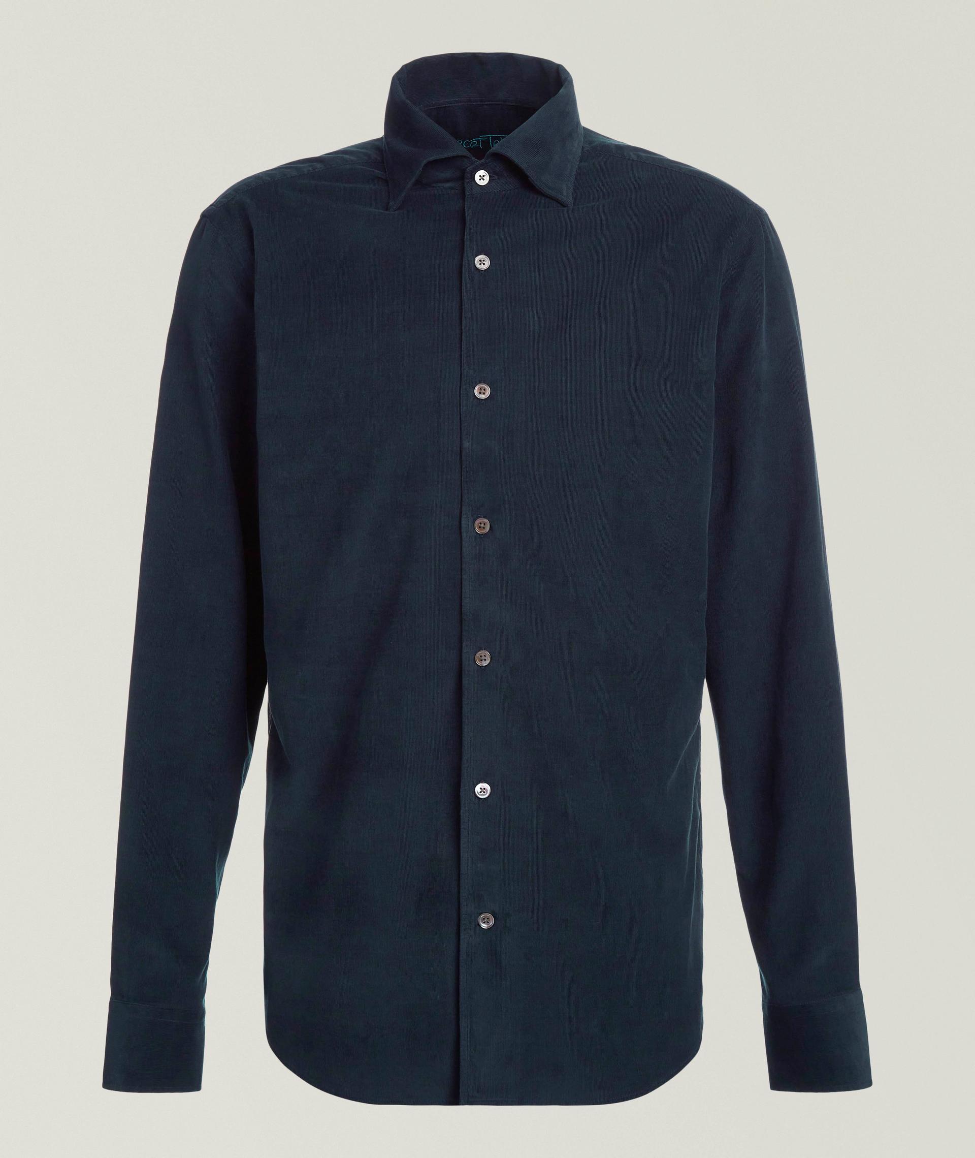 Morgan Micro-Corduroy Cotton Shirt image 0