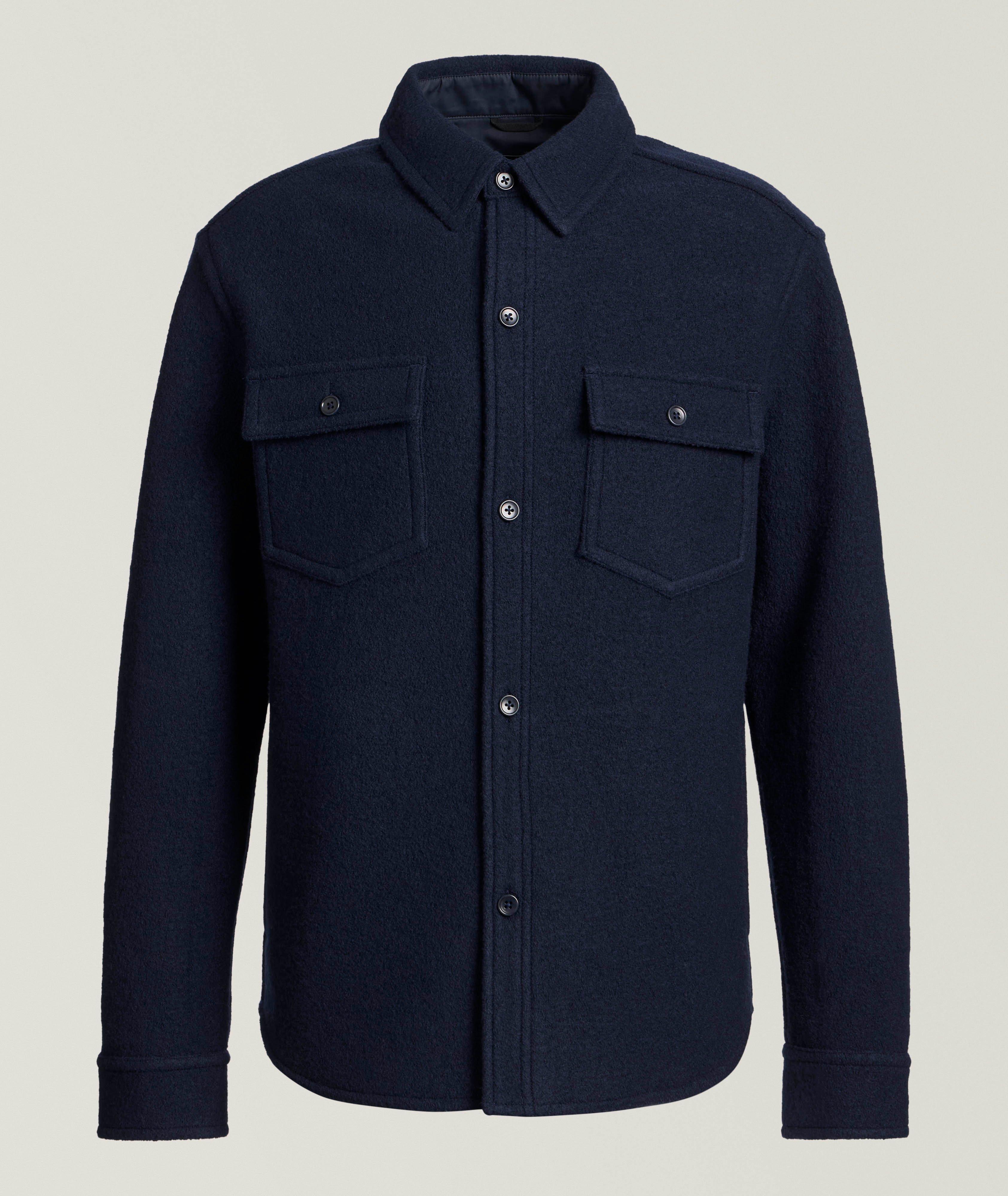 Warden Boiled Wool Overshirt image 0