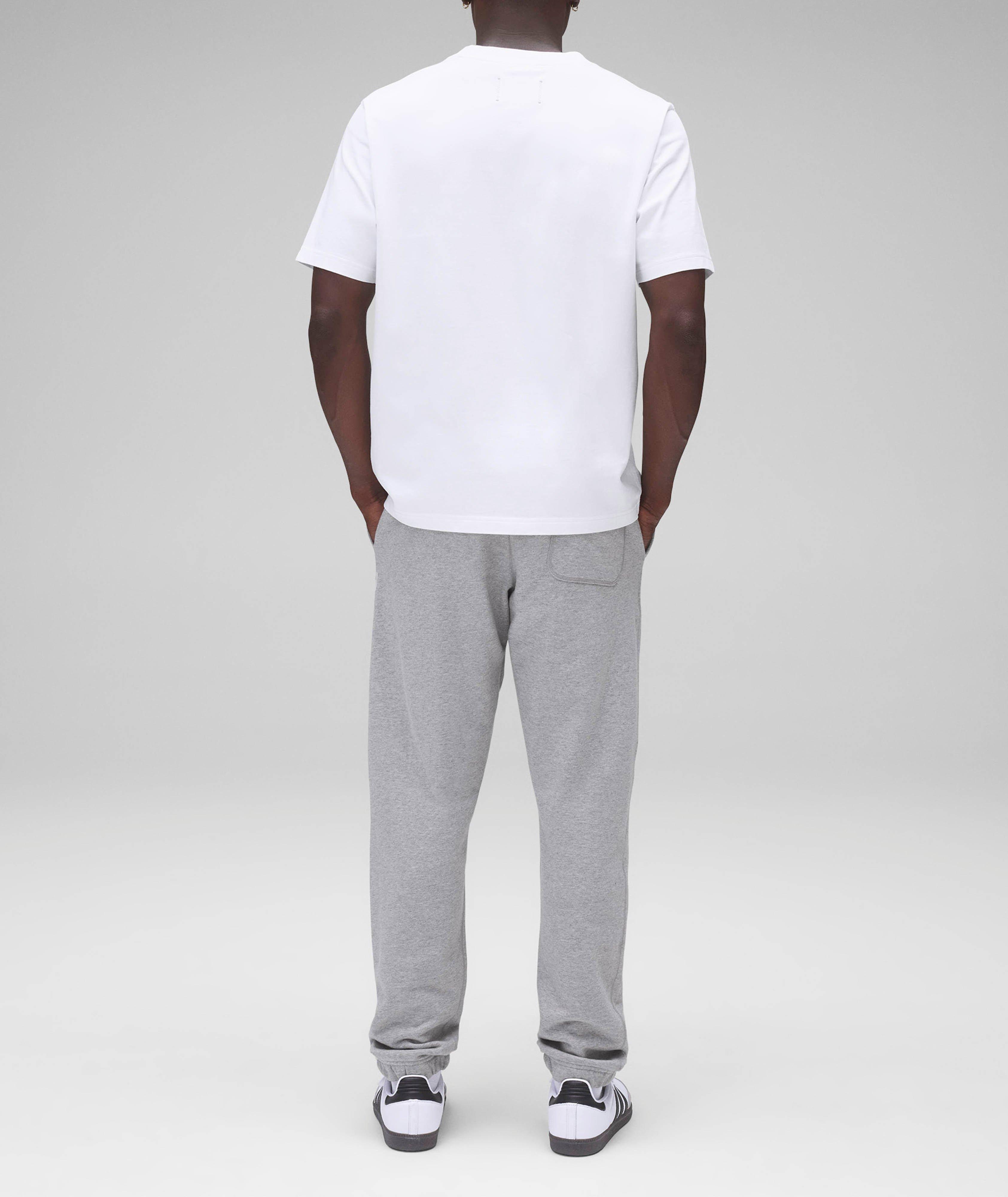 Pantalon sport en tissu bouclé de coupe amincie image 3