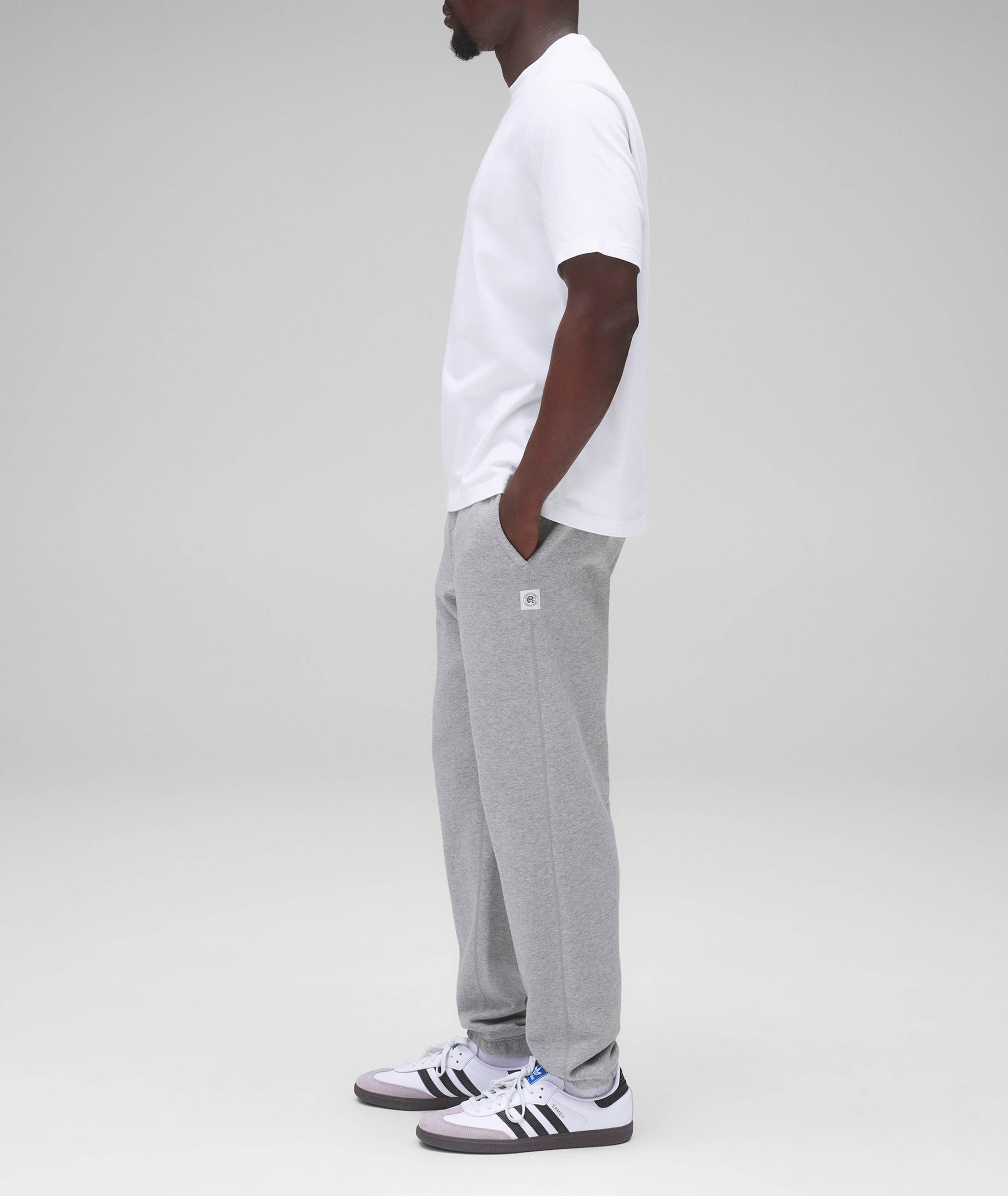 Pantalon sport en tissu bouclé de coupe amincie image 5