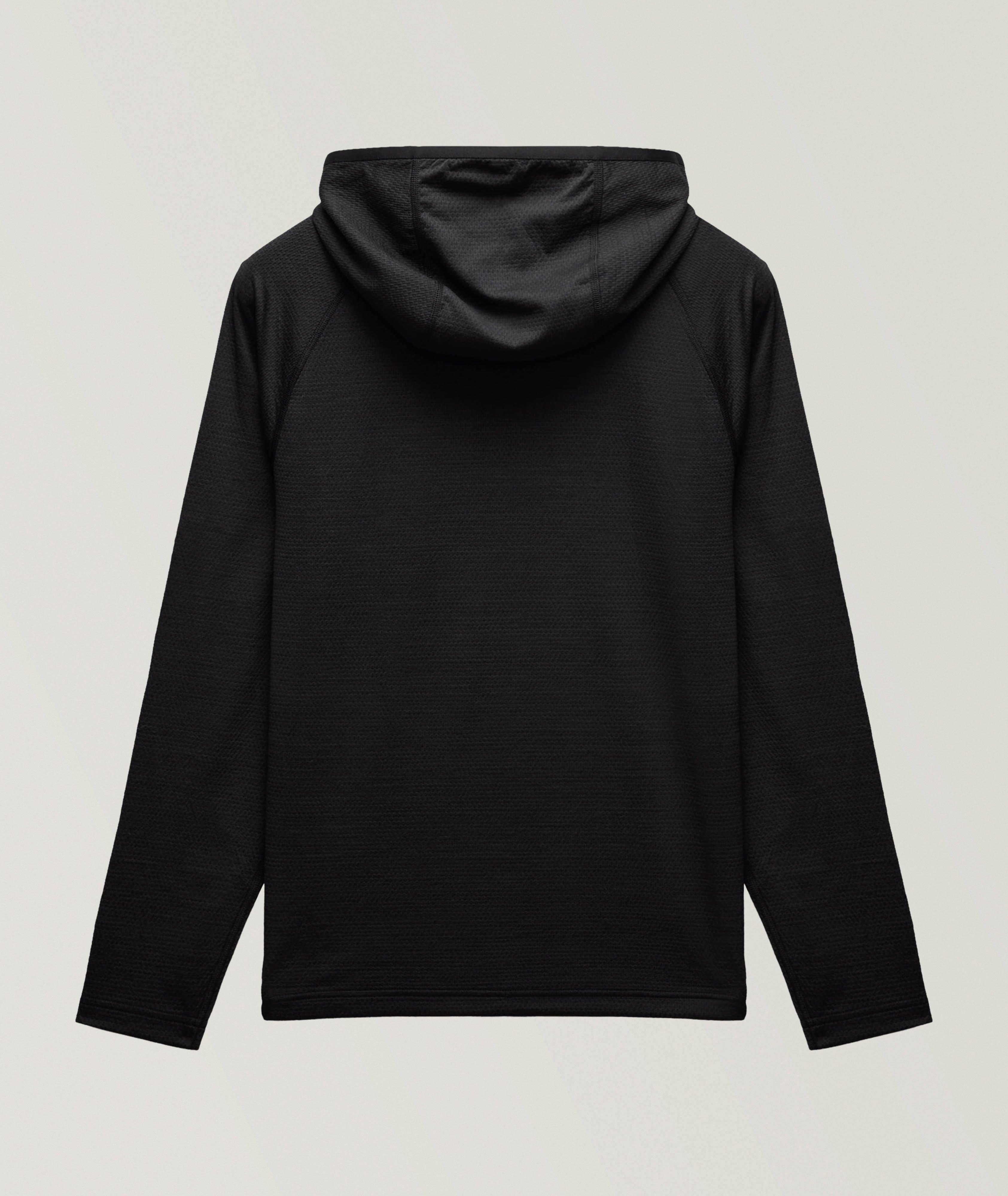 Standard-Fit Solotex Mesh Hooded Sweatshirt  image 1