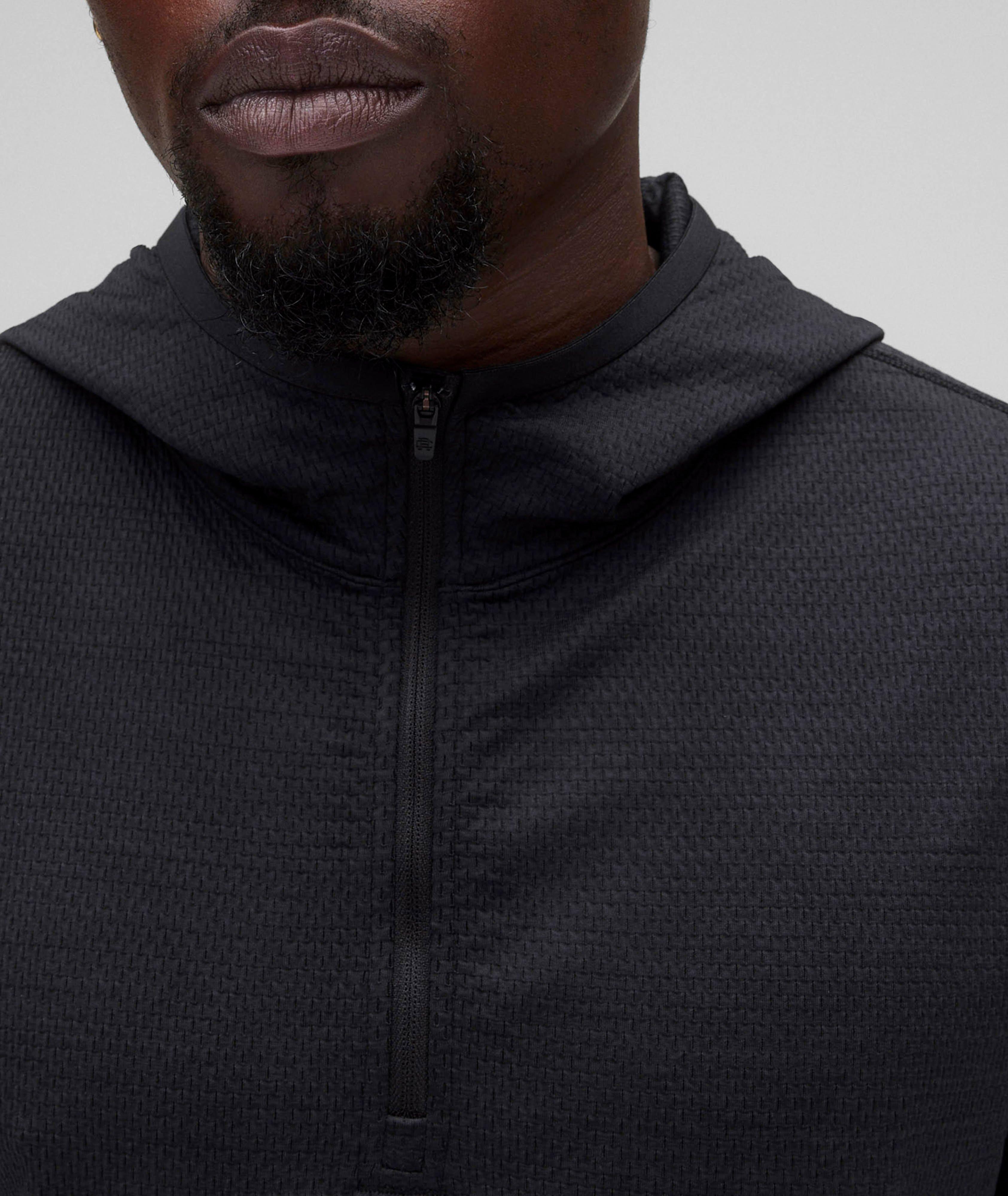 Standard-Fit Solotex Mesh Hooded Sweatshirt  image 4