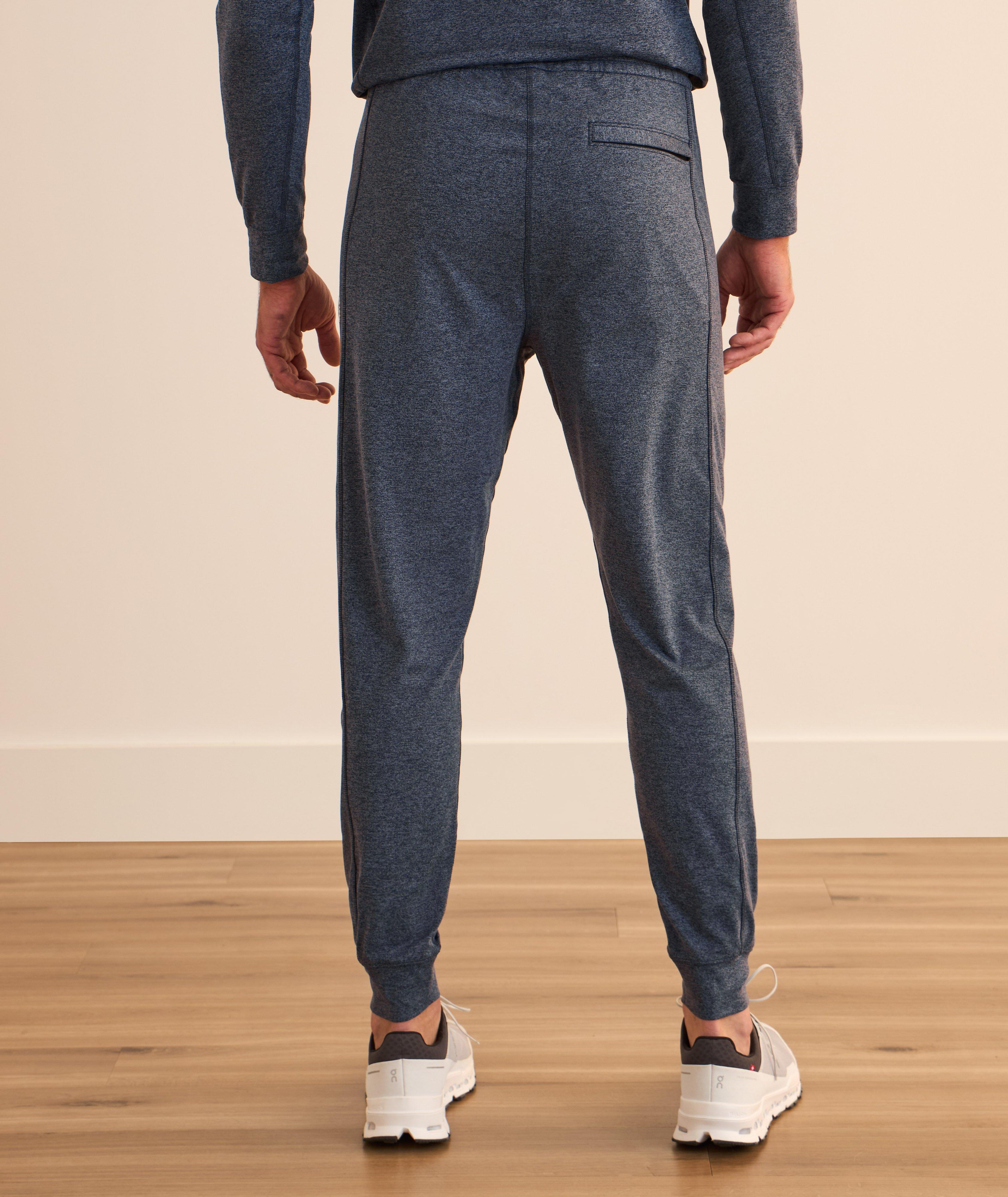 Pantalon de détente ajusté en jersey brossé image 2