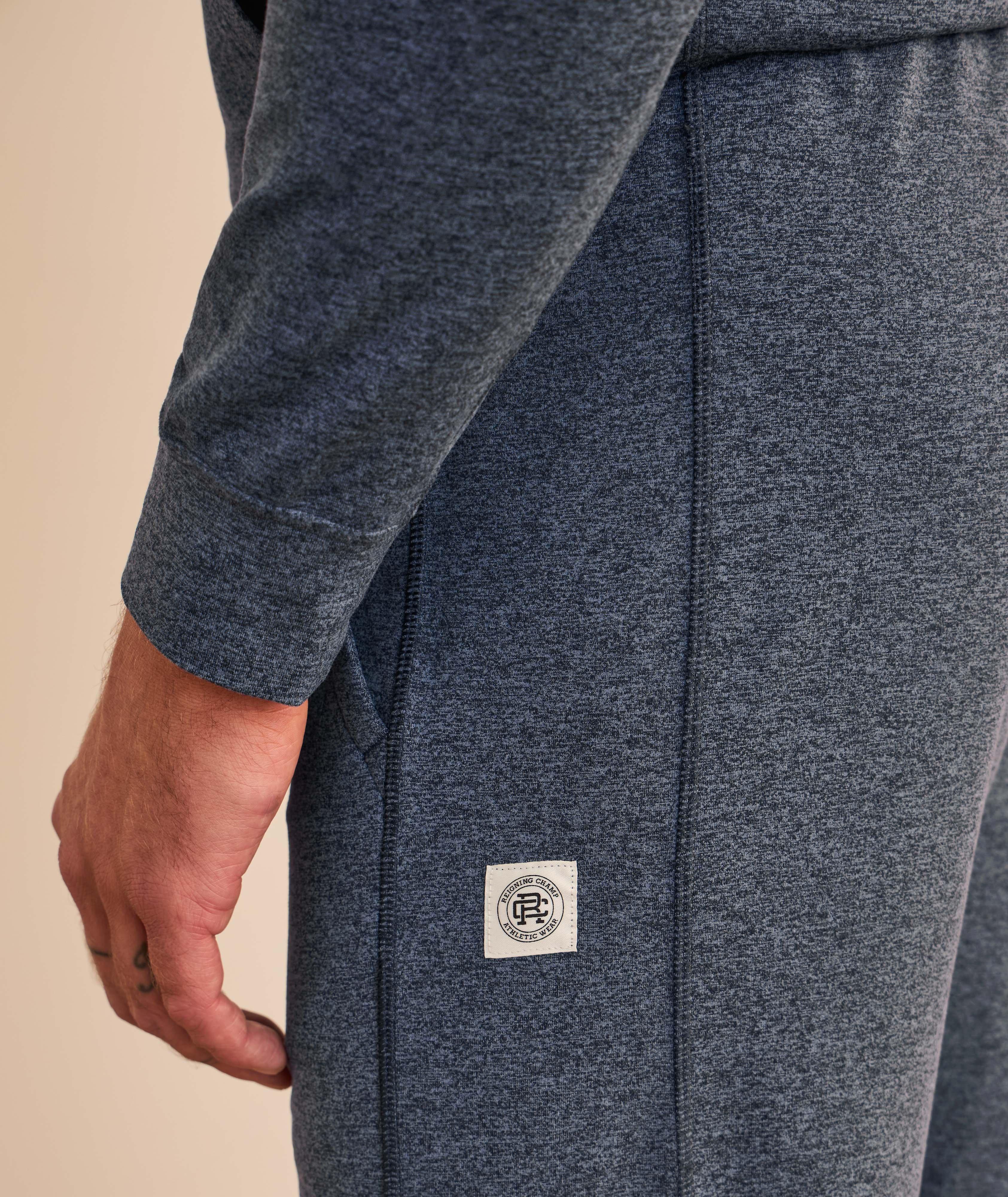 Pantalon de détente ajusté en jersey brossé image 3