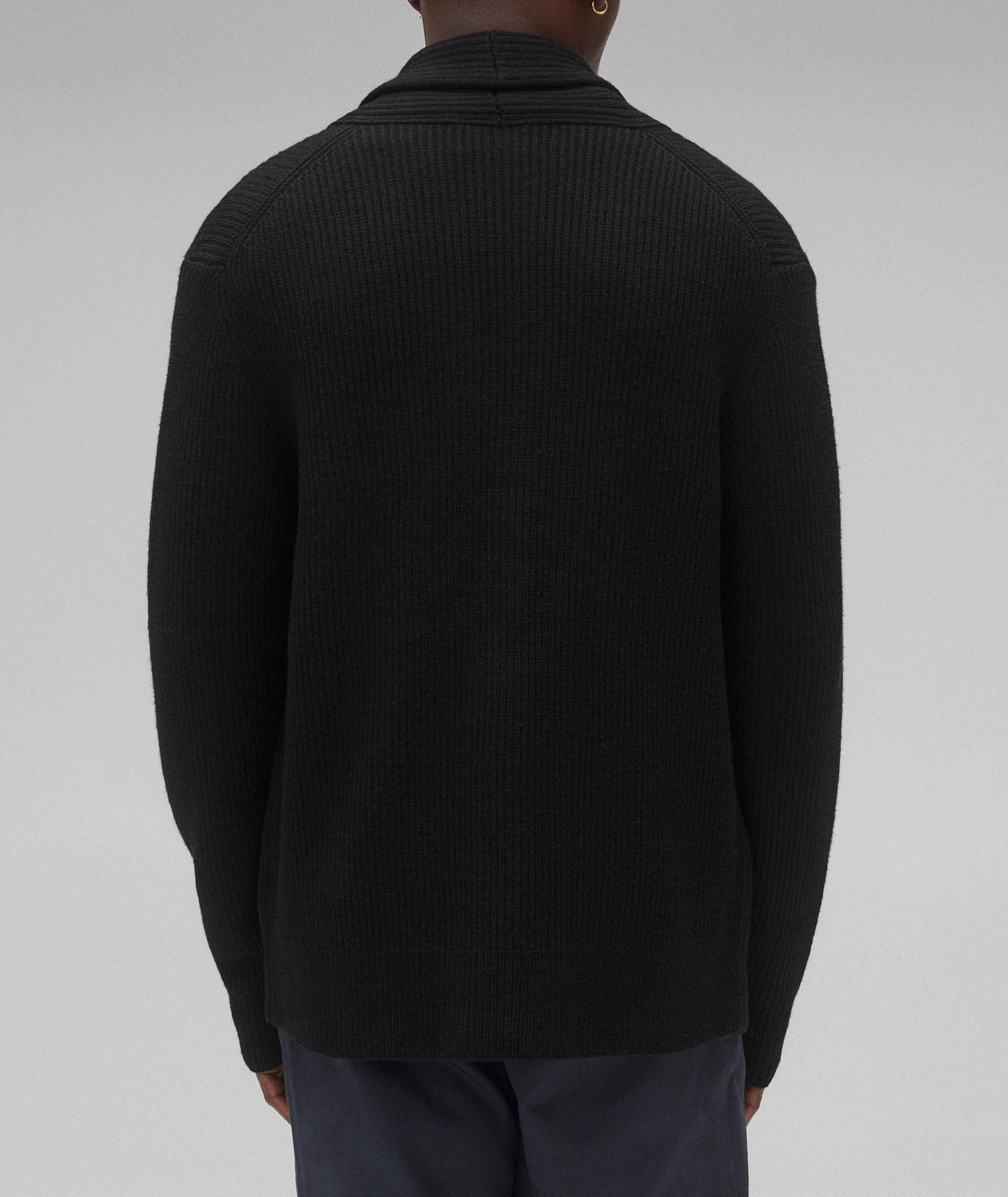 Wool-Blend Shawl Collar Cardigan image 2